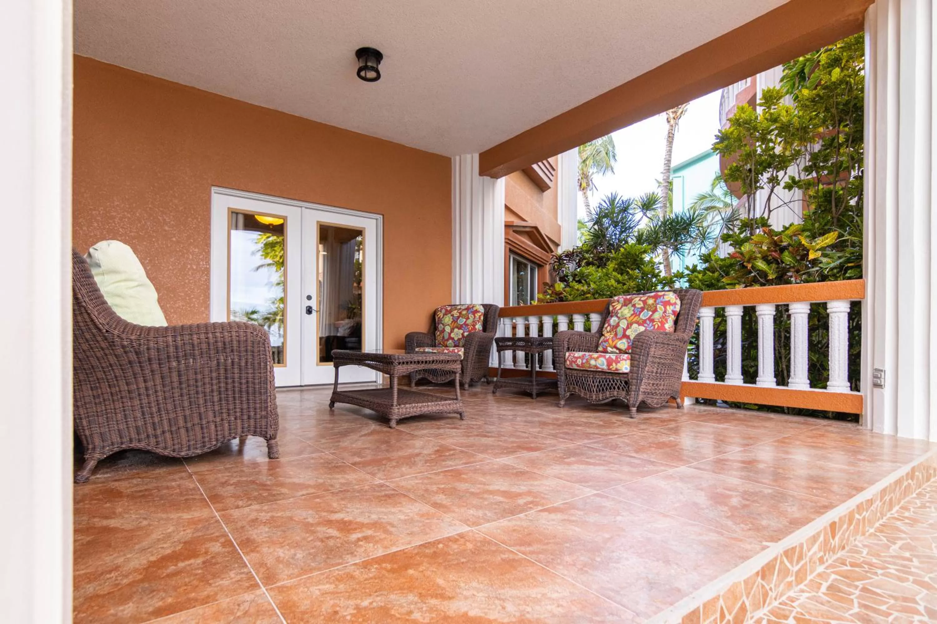 Balcony/Terrace, Seating Area in Lighthouse Beach Villas