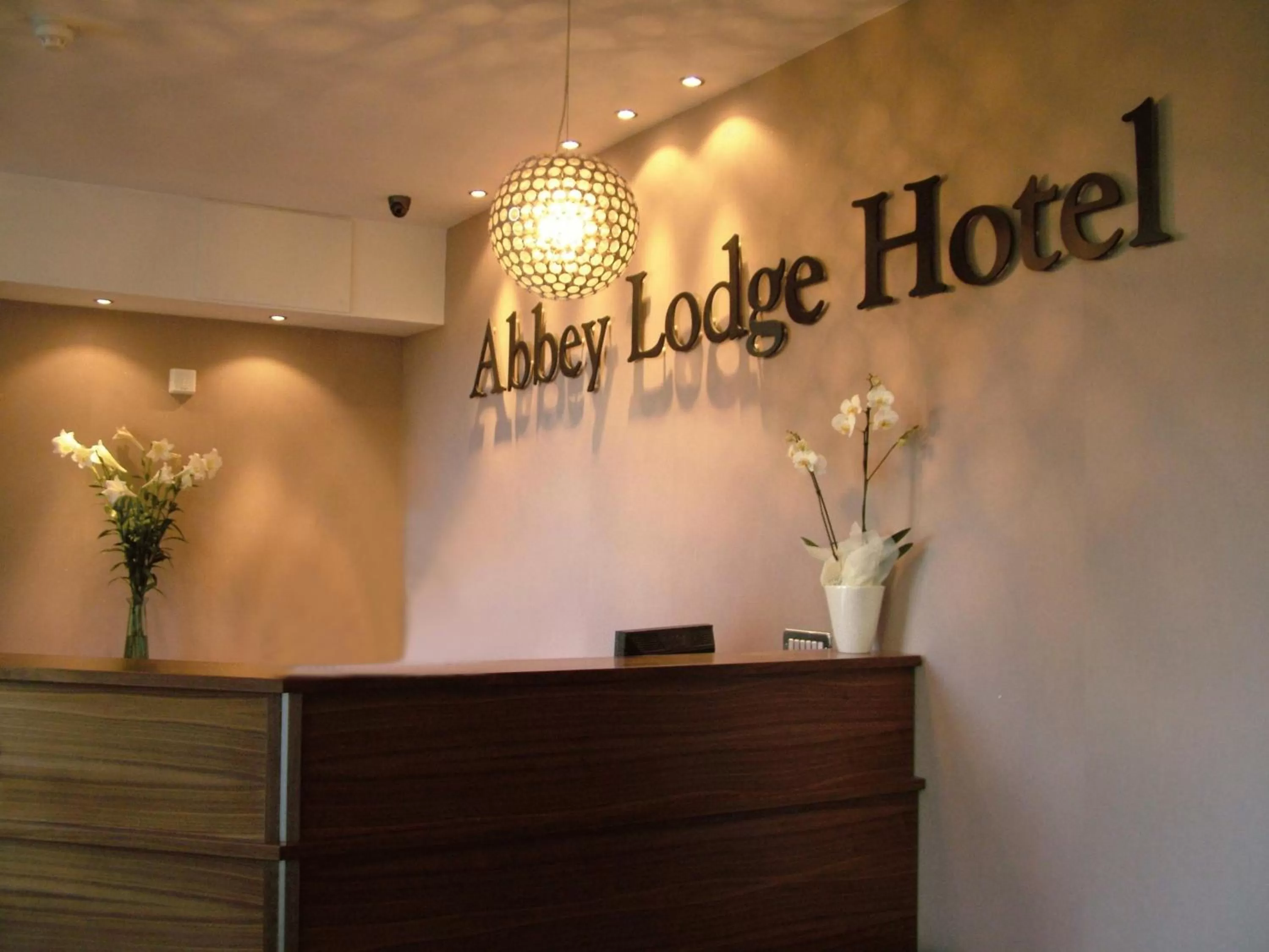 Lobby or reception in The Abbey Lodge Hotel