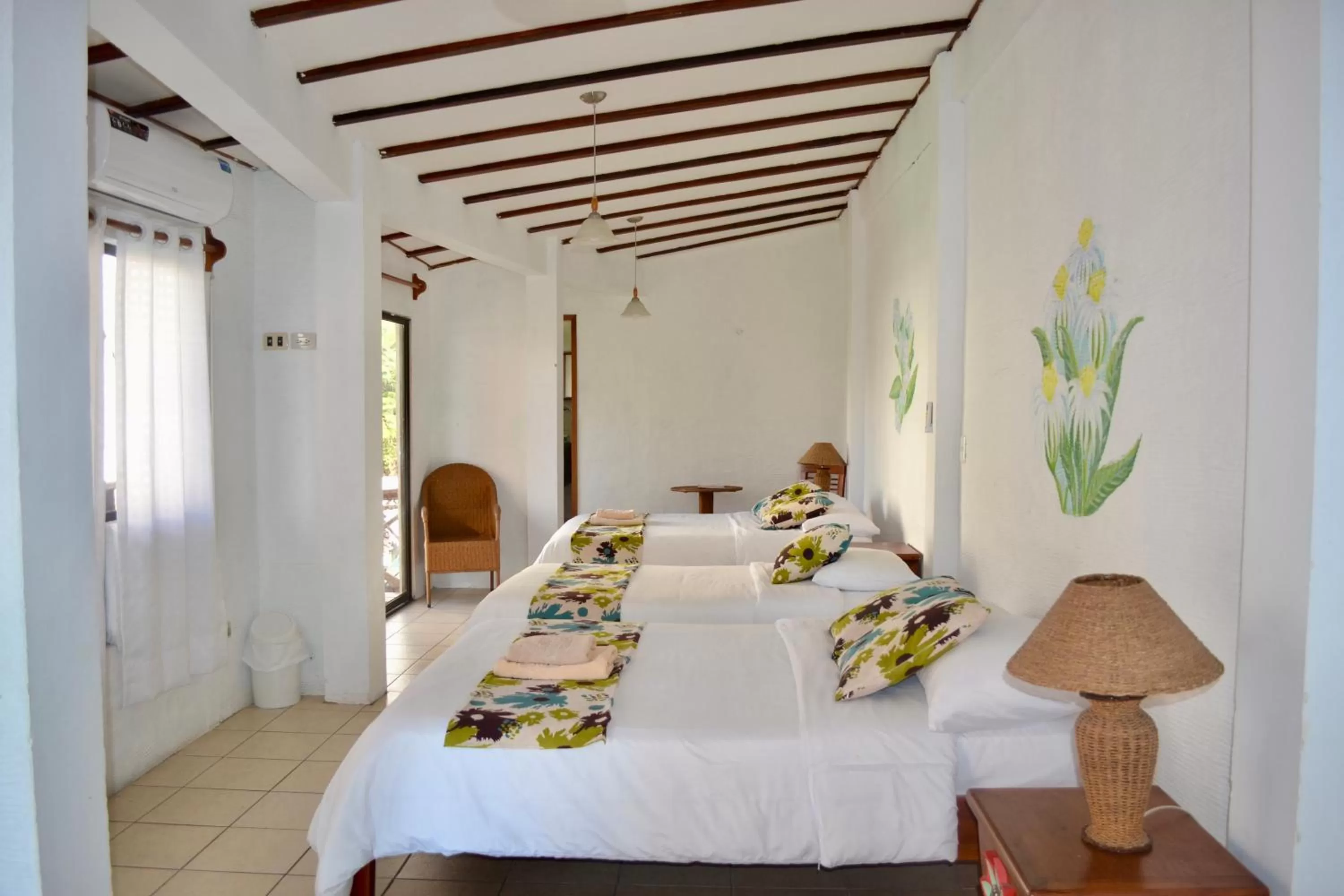 Bed in Hotel Miconia