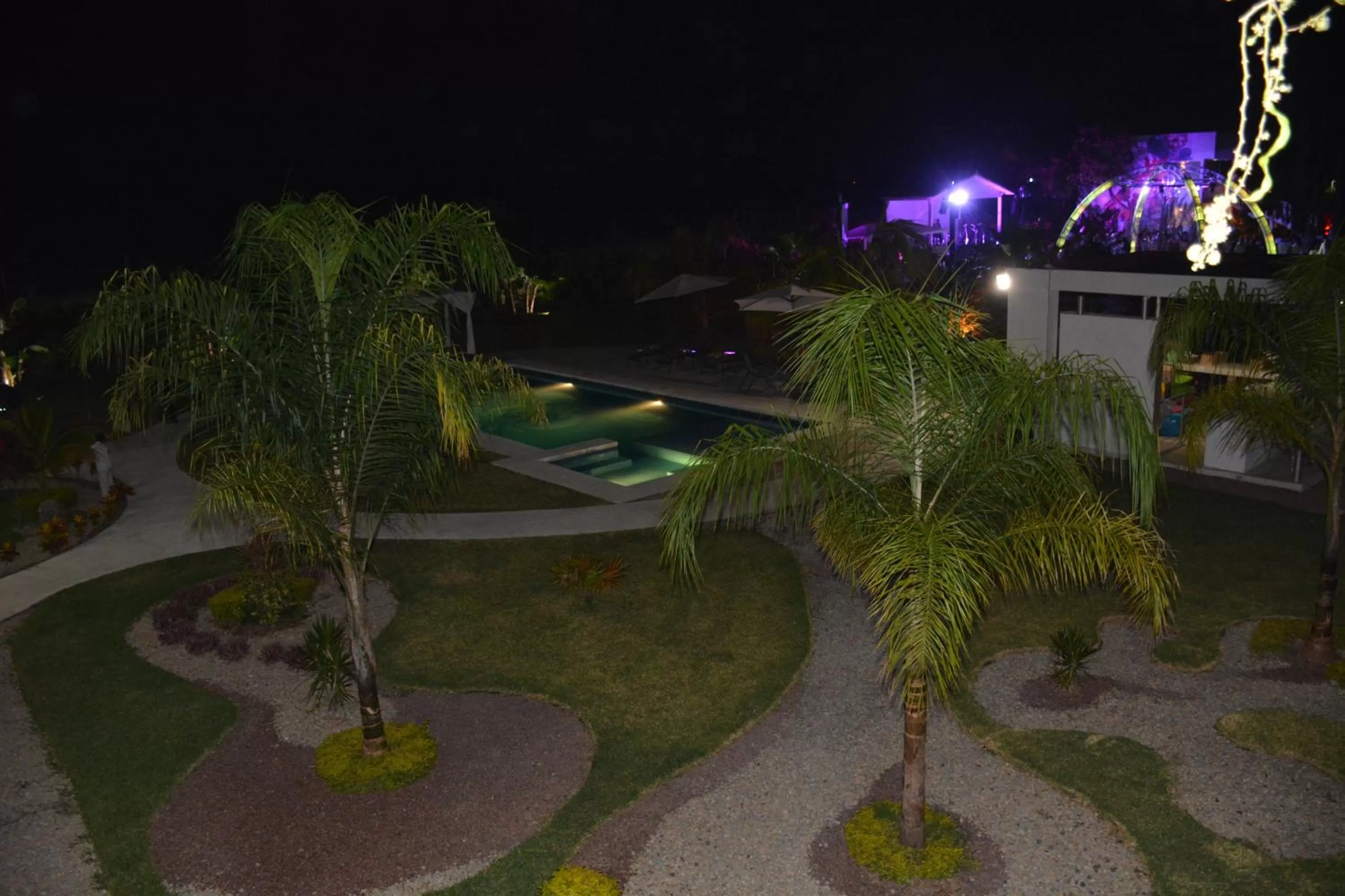 Pool view in Quinta Souffle