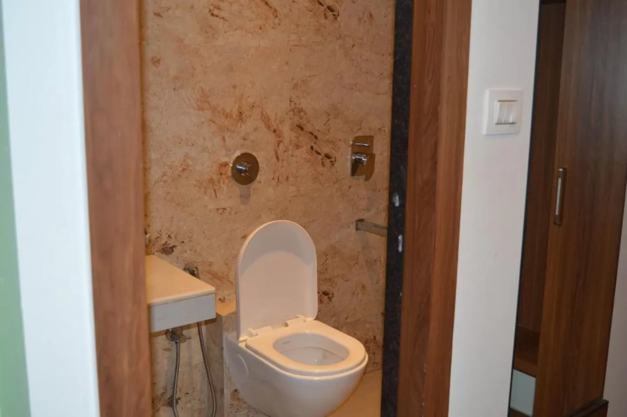 Bathroom in Hotel Byaris International By Bizzgrow Hotels