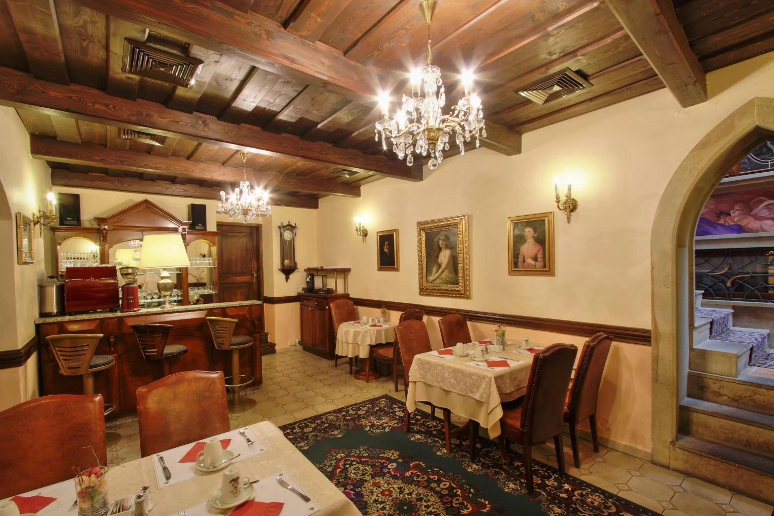 Dining area in U Páva