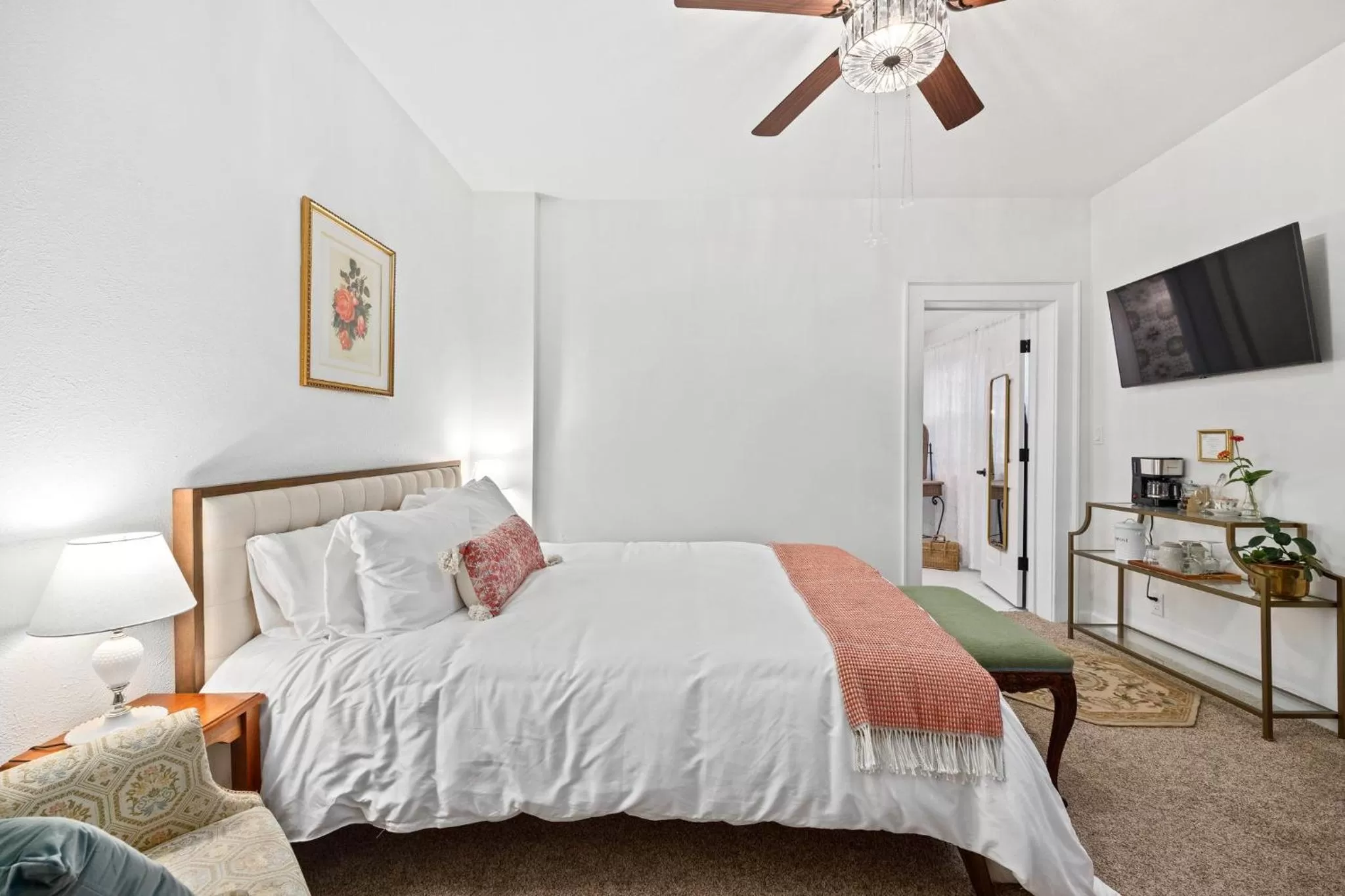 Bed in Flora House Denver