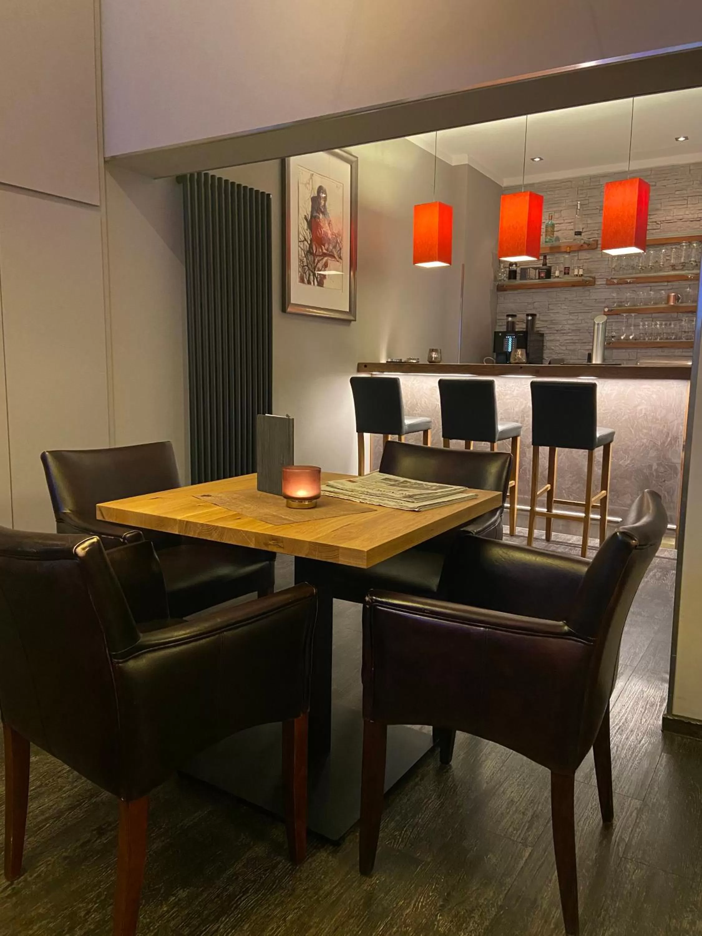 Lobby or reception in Hotel Alte Redaktion