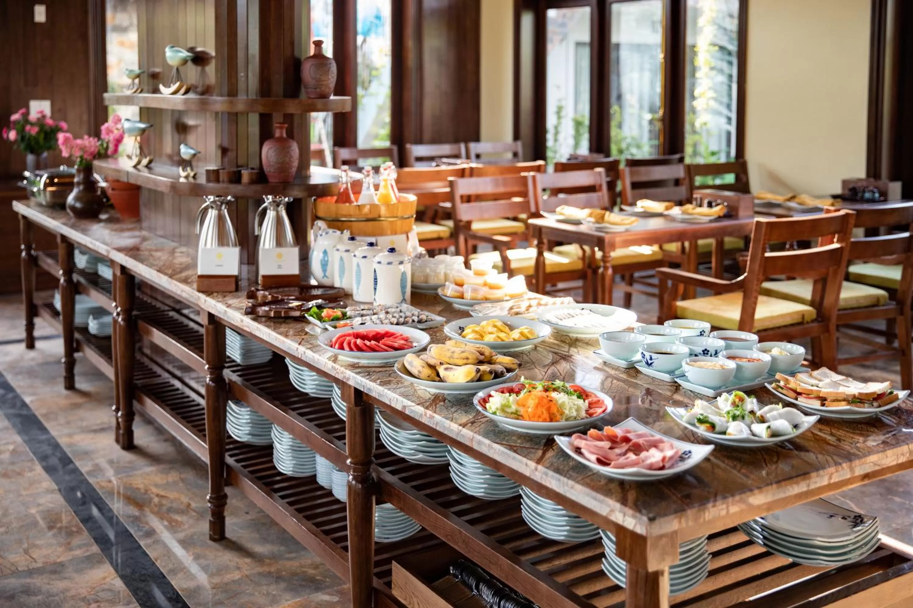 Breakfast in Bai Dinh Riverside Resort & Spa