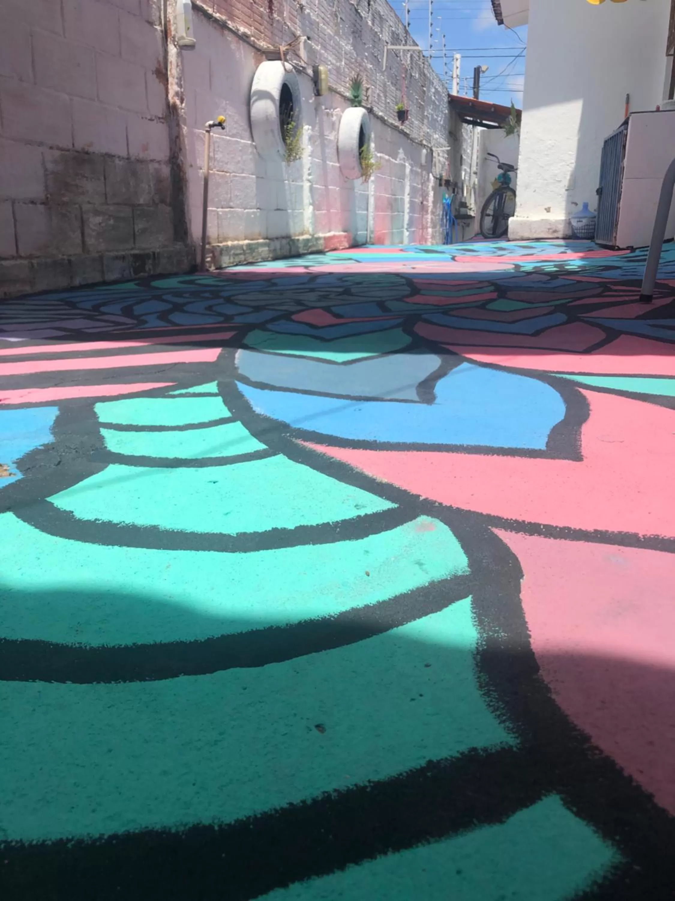 Property building, Swimming Pool in Hostel Das Canárias