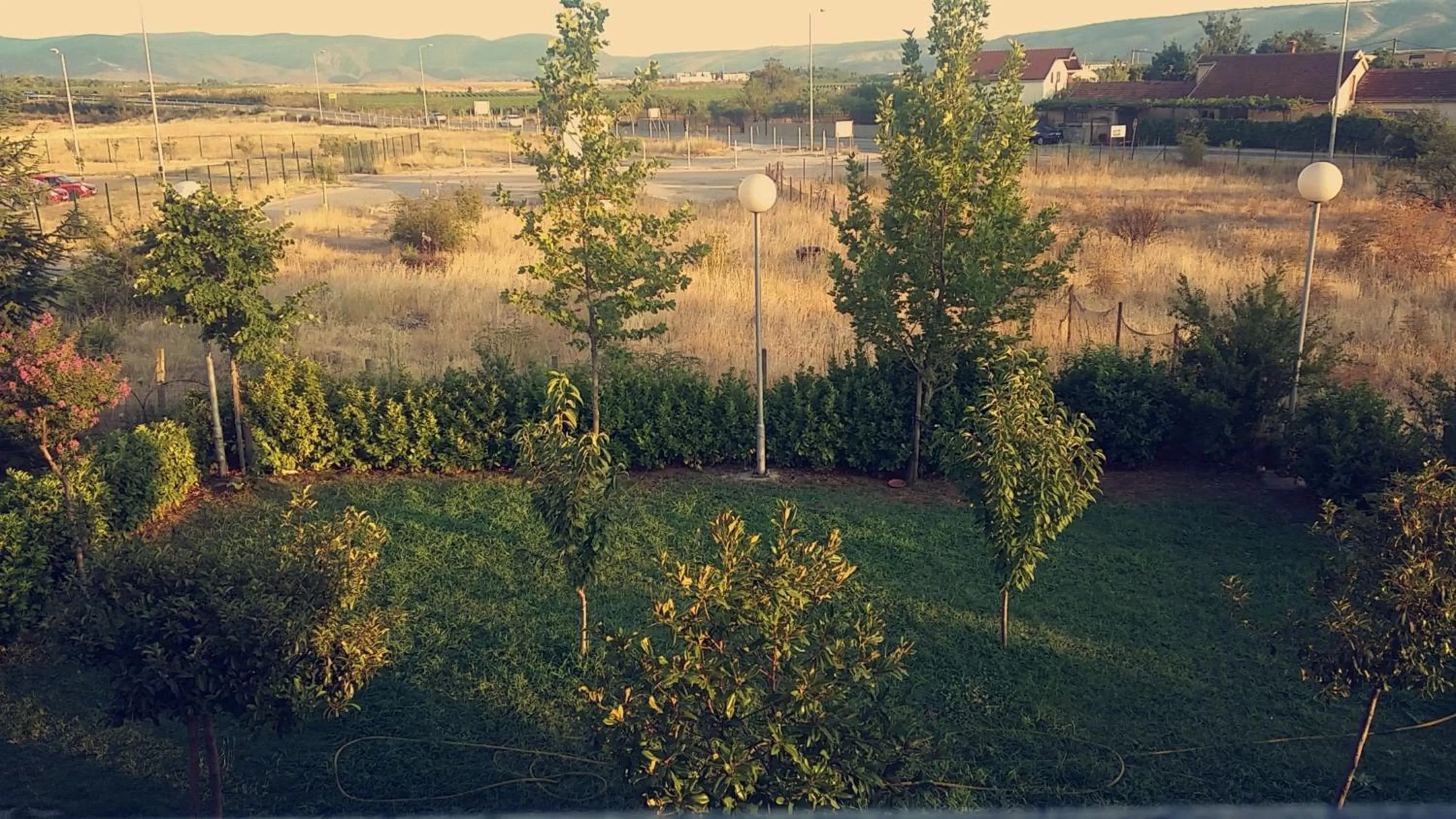 Garden view in Motel Aura