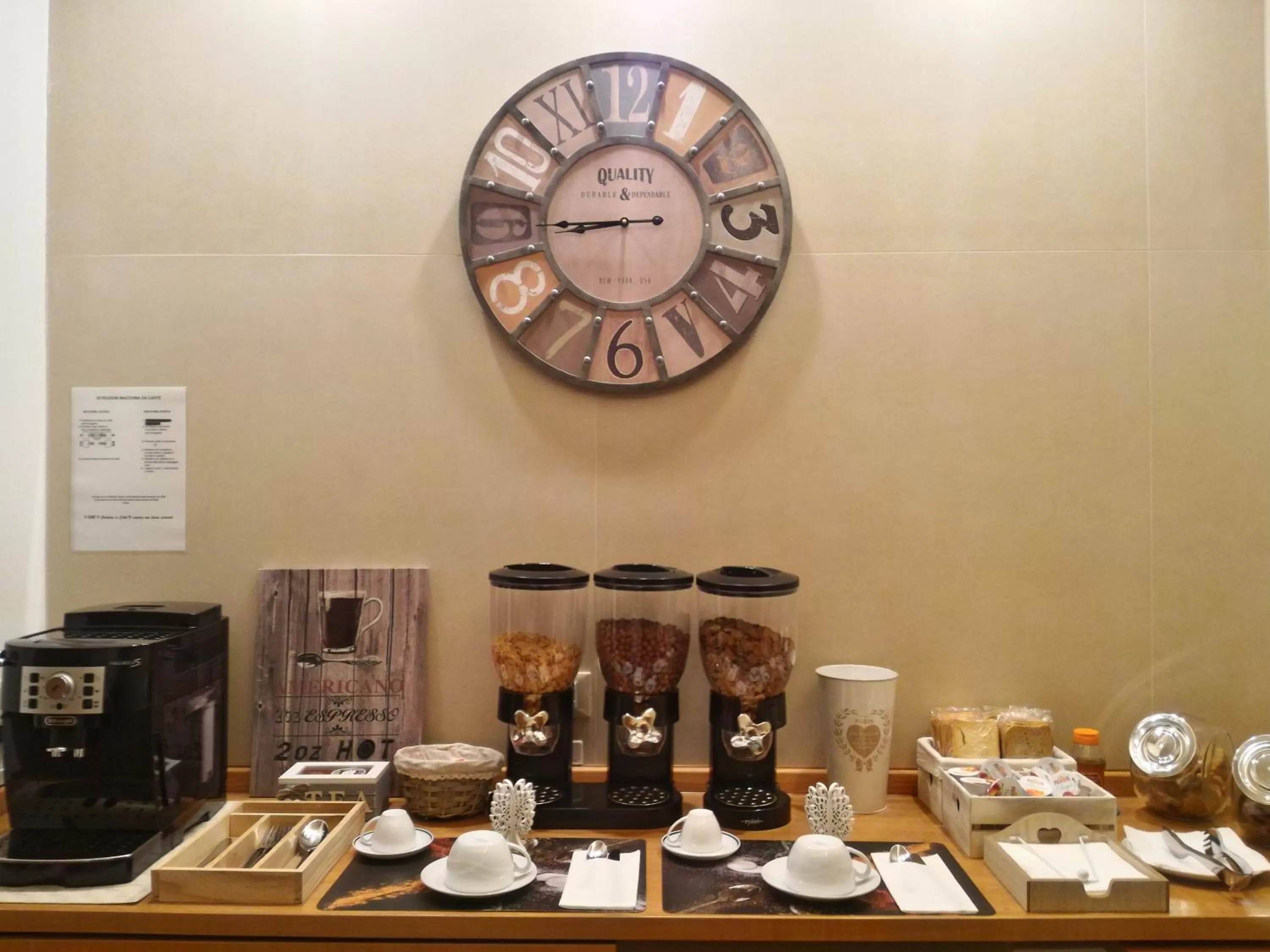 Coffee/tea facilities in B&B Il Giardino In Città - Parcheggio Privato Gratuito