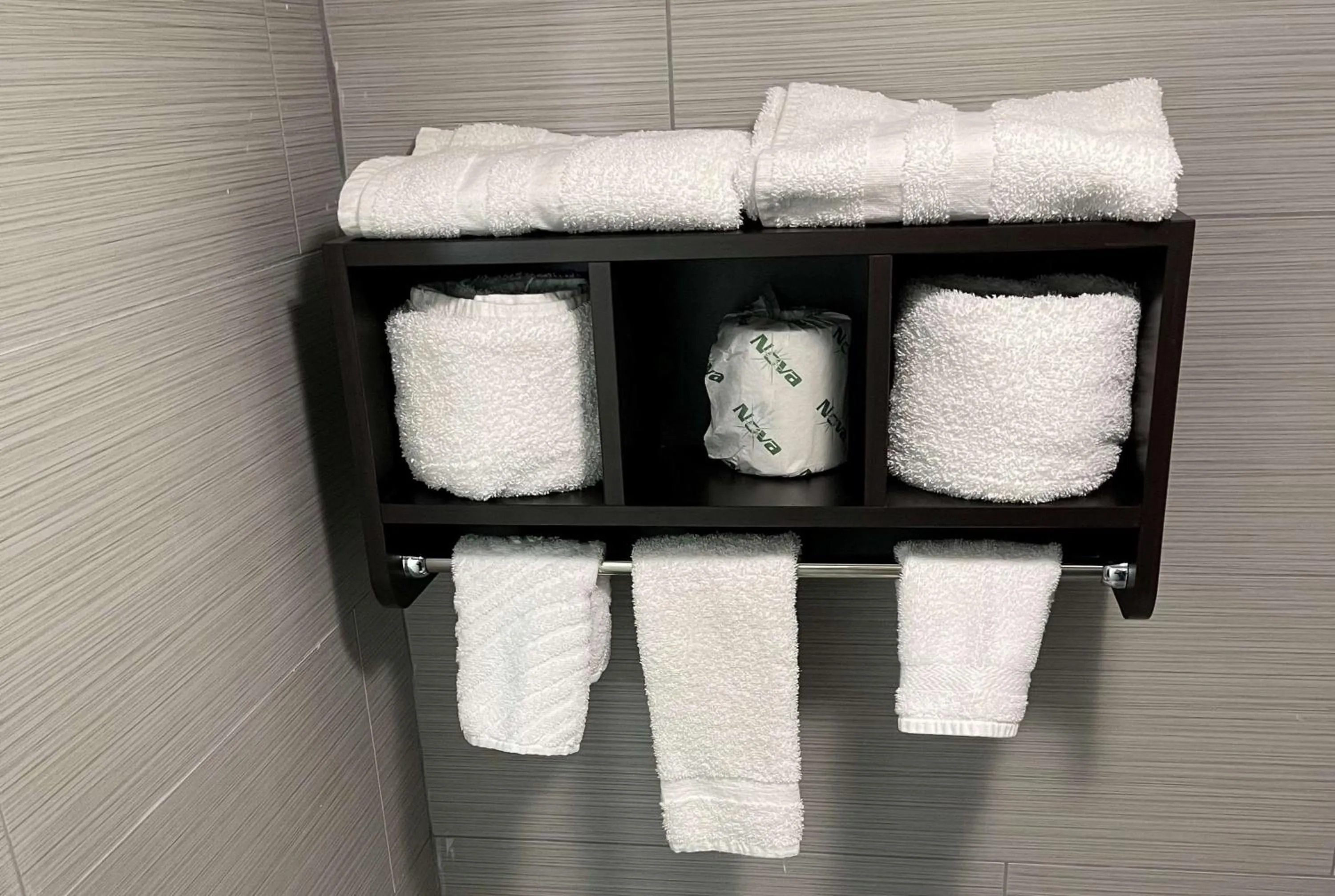 Bathroom in Days Inn by Wyndham Calhoun GA I-75 and US-41