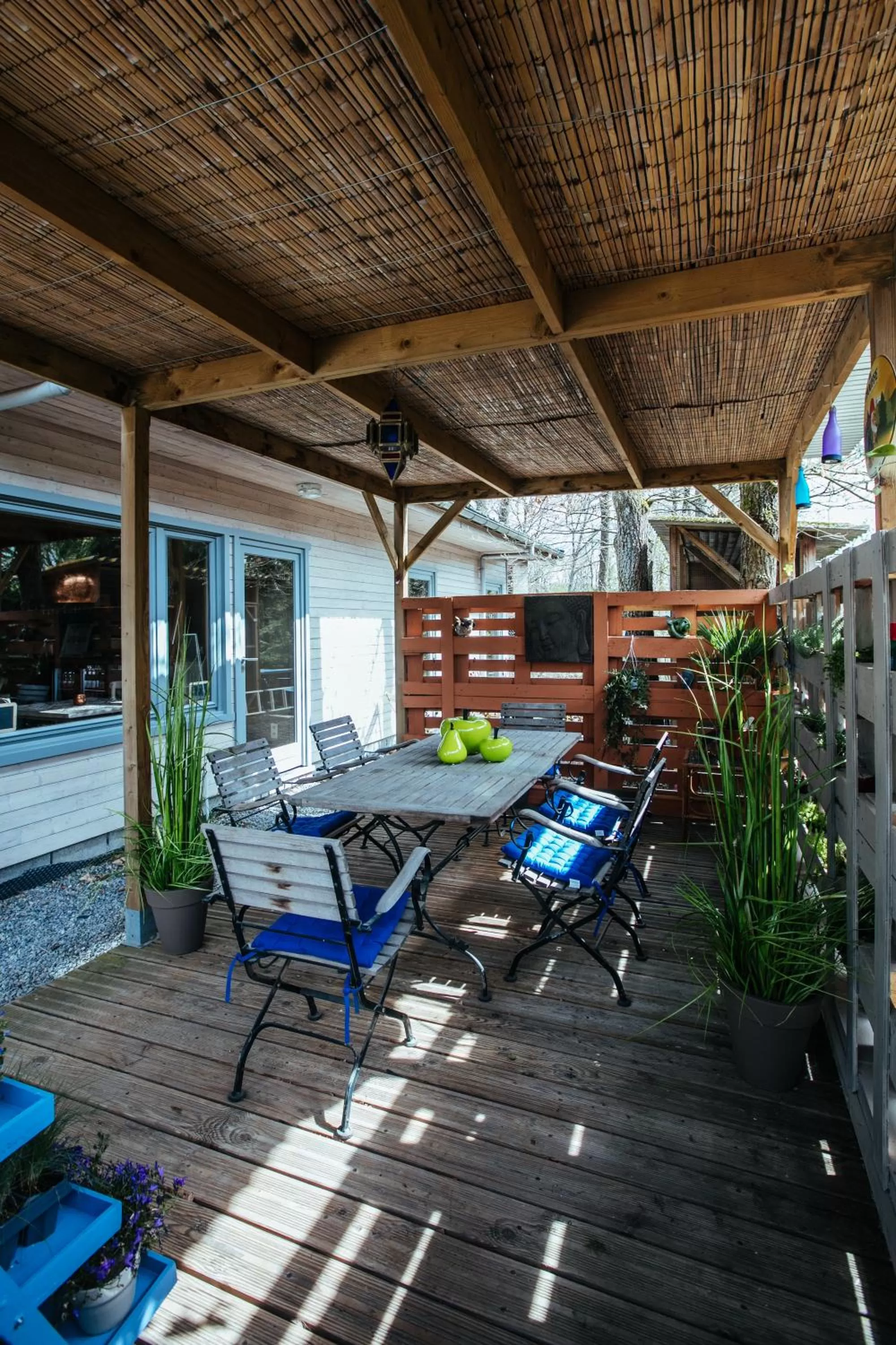 Patio in B&B A L'aise