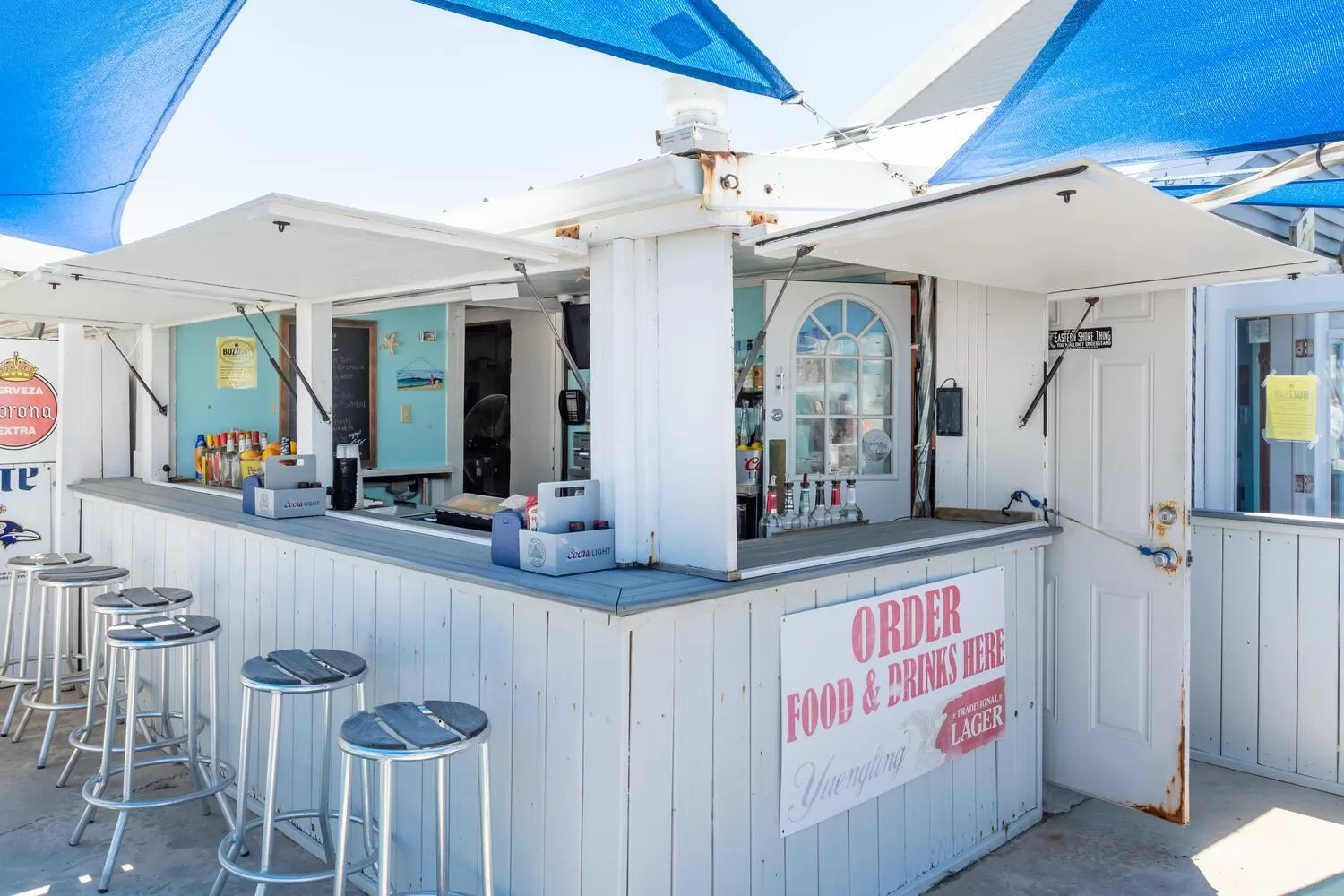 Property building in Lowes Wharf Marina Inn