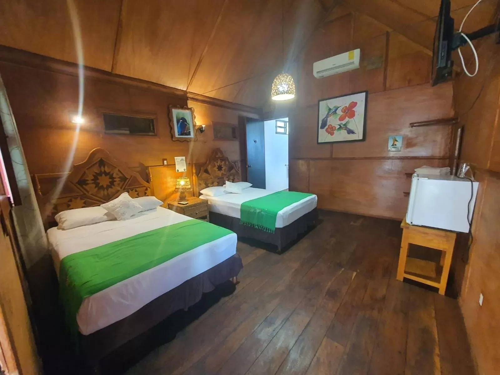 Bed in Cabañas Colibrí