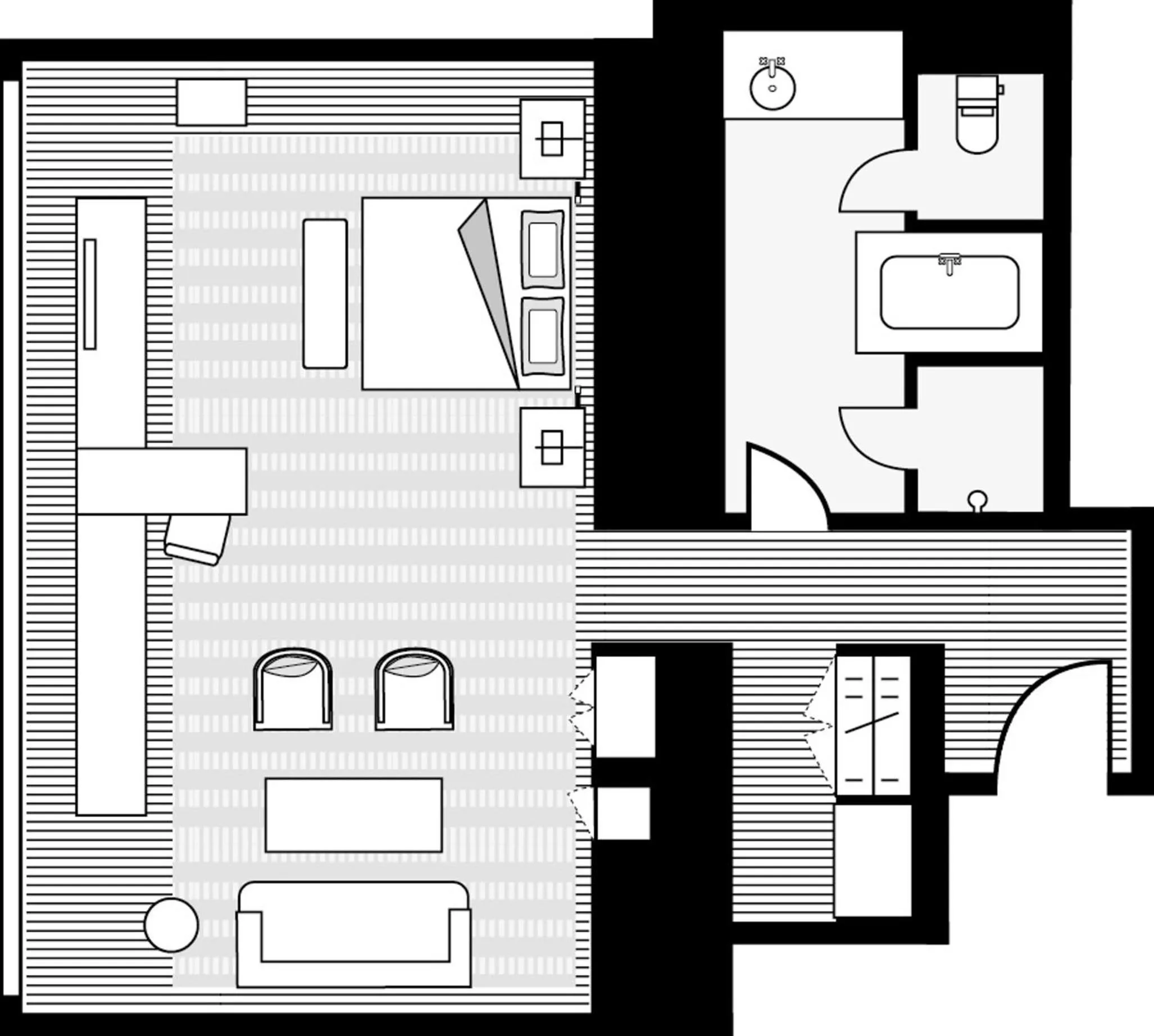 Junior King Suite in Four Seasons Hotel Tokyo at Marunouchi