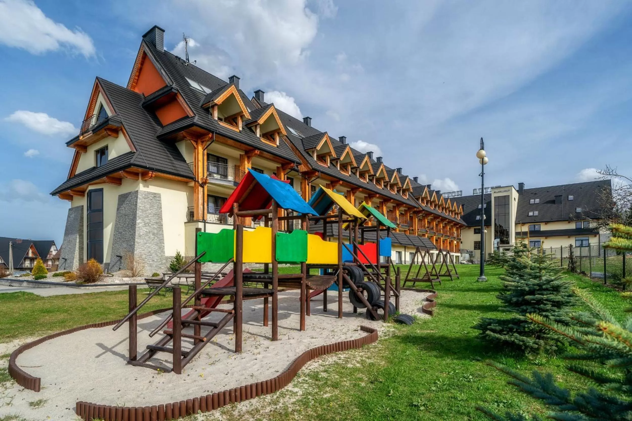 Children play ground in Hotel Tatra