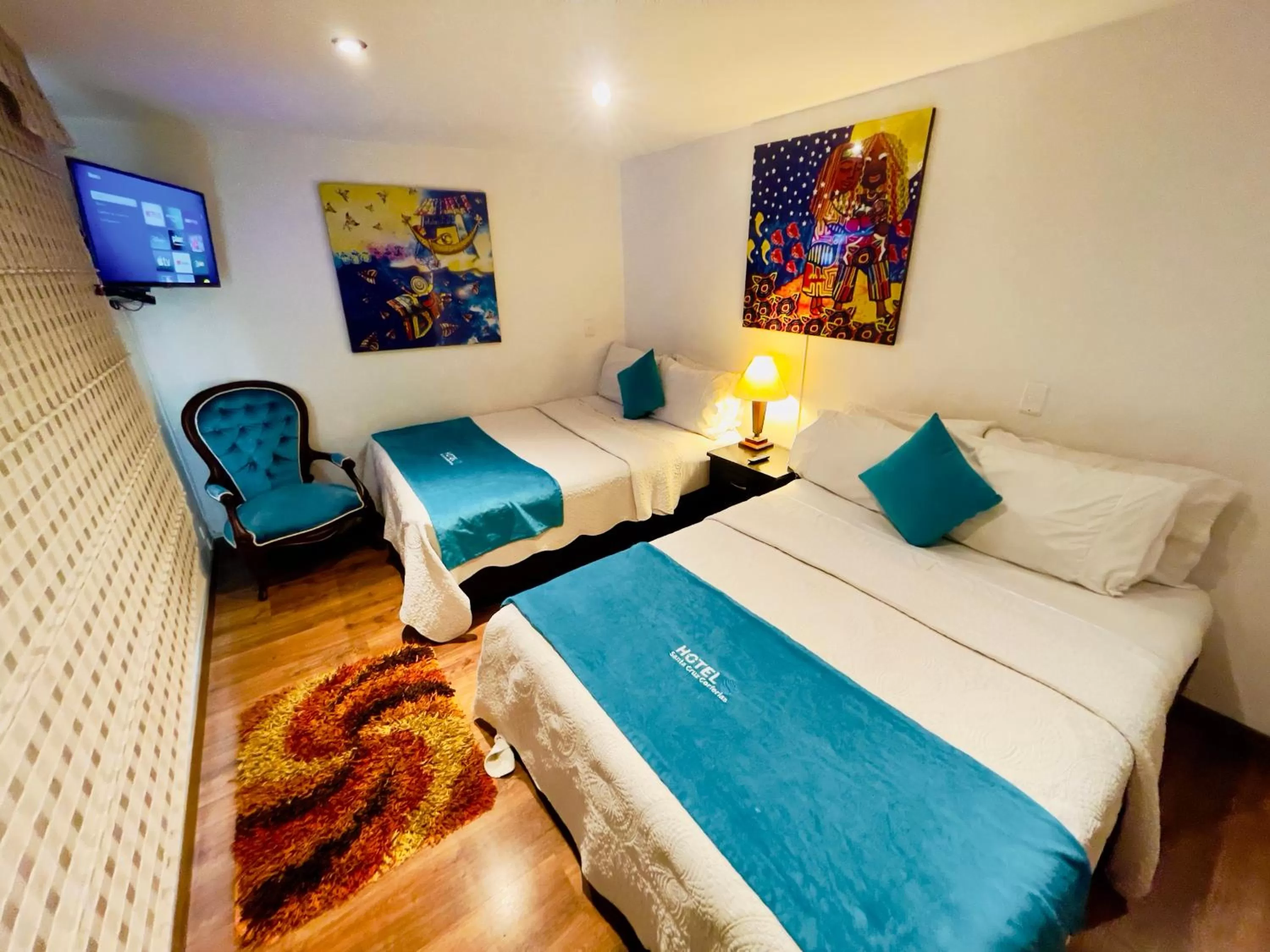 Photo of the whole room, Bed in Hotel Santa Cruz Bogotá