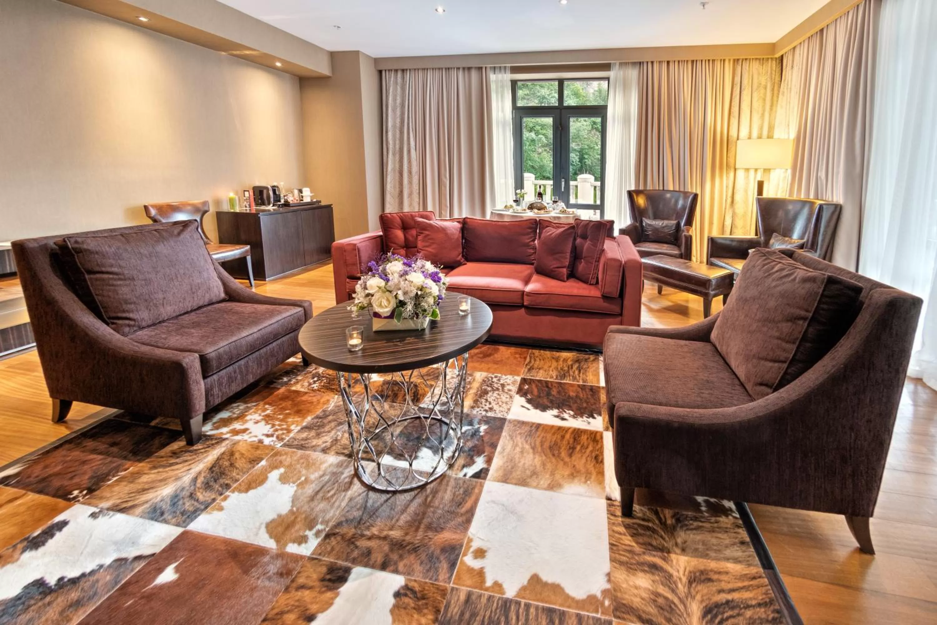 Junior King Suite with River View in Crowne Plaza - Borjomi, an IHG Hotel