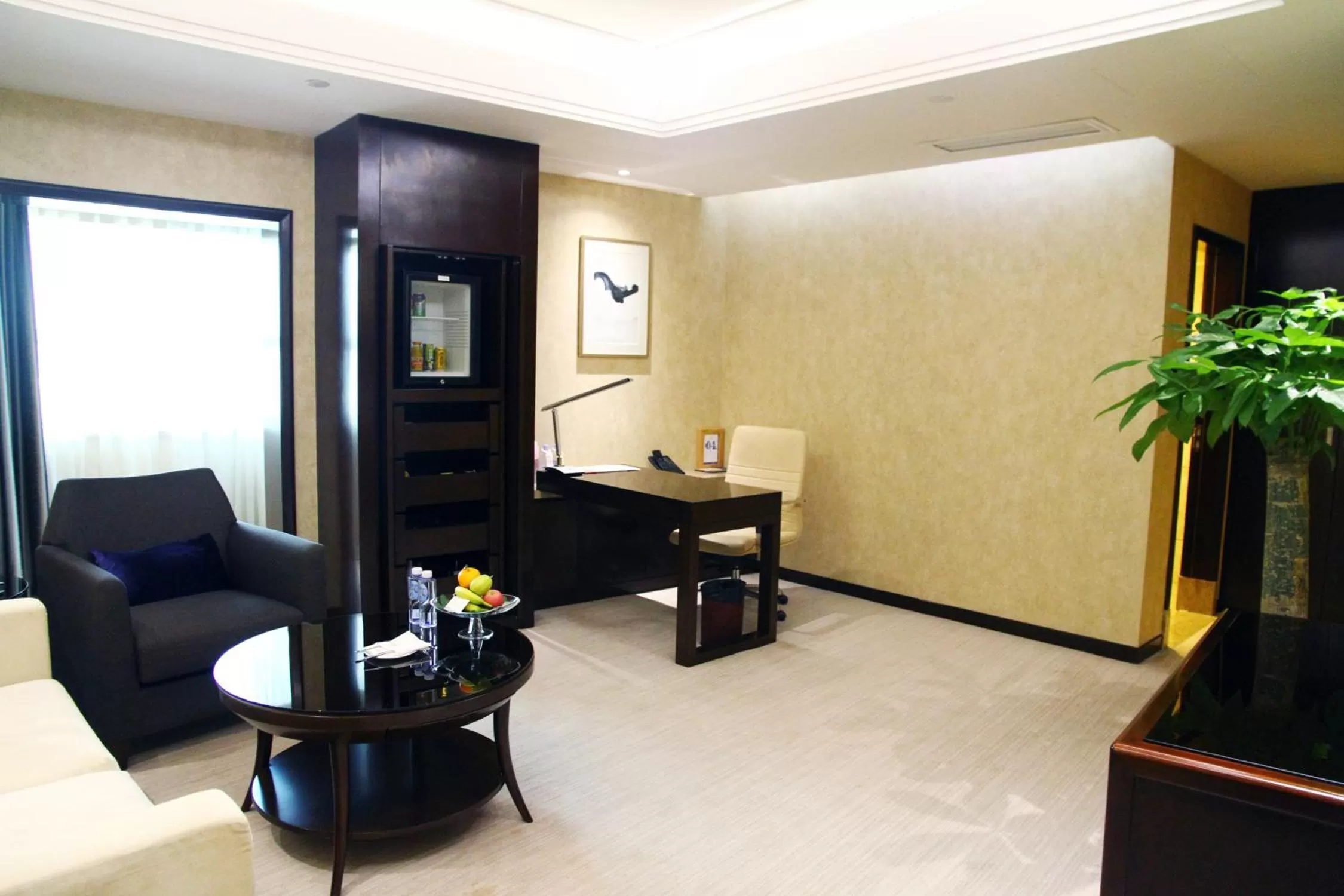 Living room in The Pavilion Hotel Shenzhen (Huaqiang NorthBusiness Zone)
