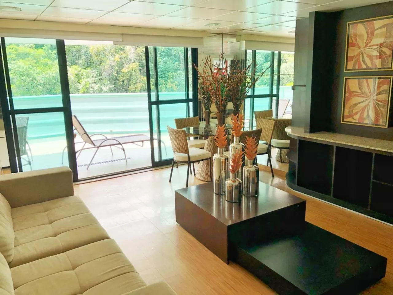 Seating area, Pool View in Uiara Amazon Resort