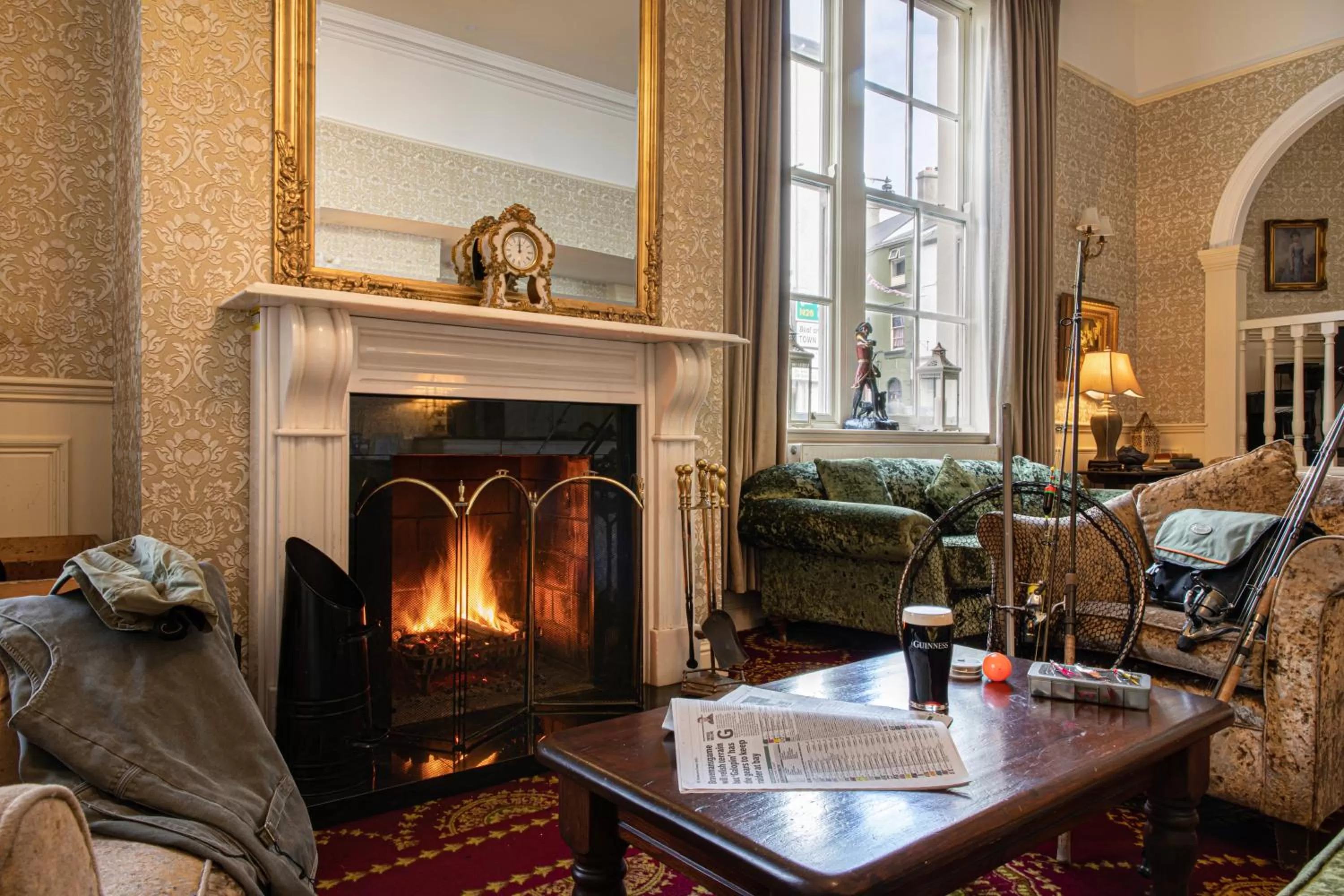 Seating area in Ballina Manor Hotel