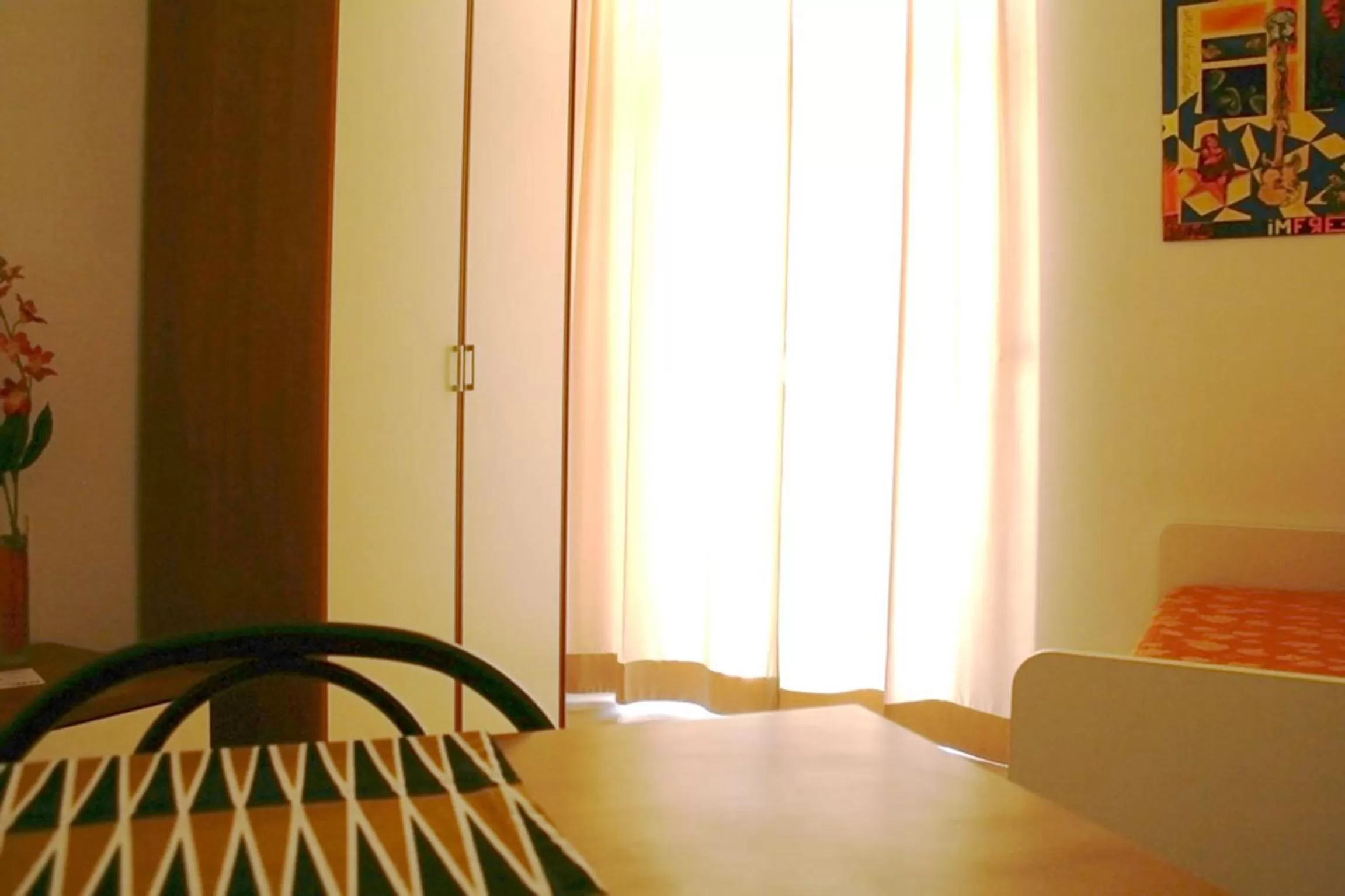 Living room, Bed in Visa Residence