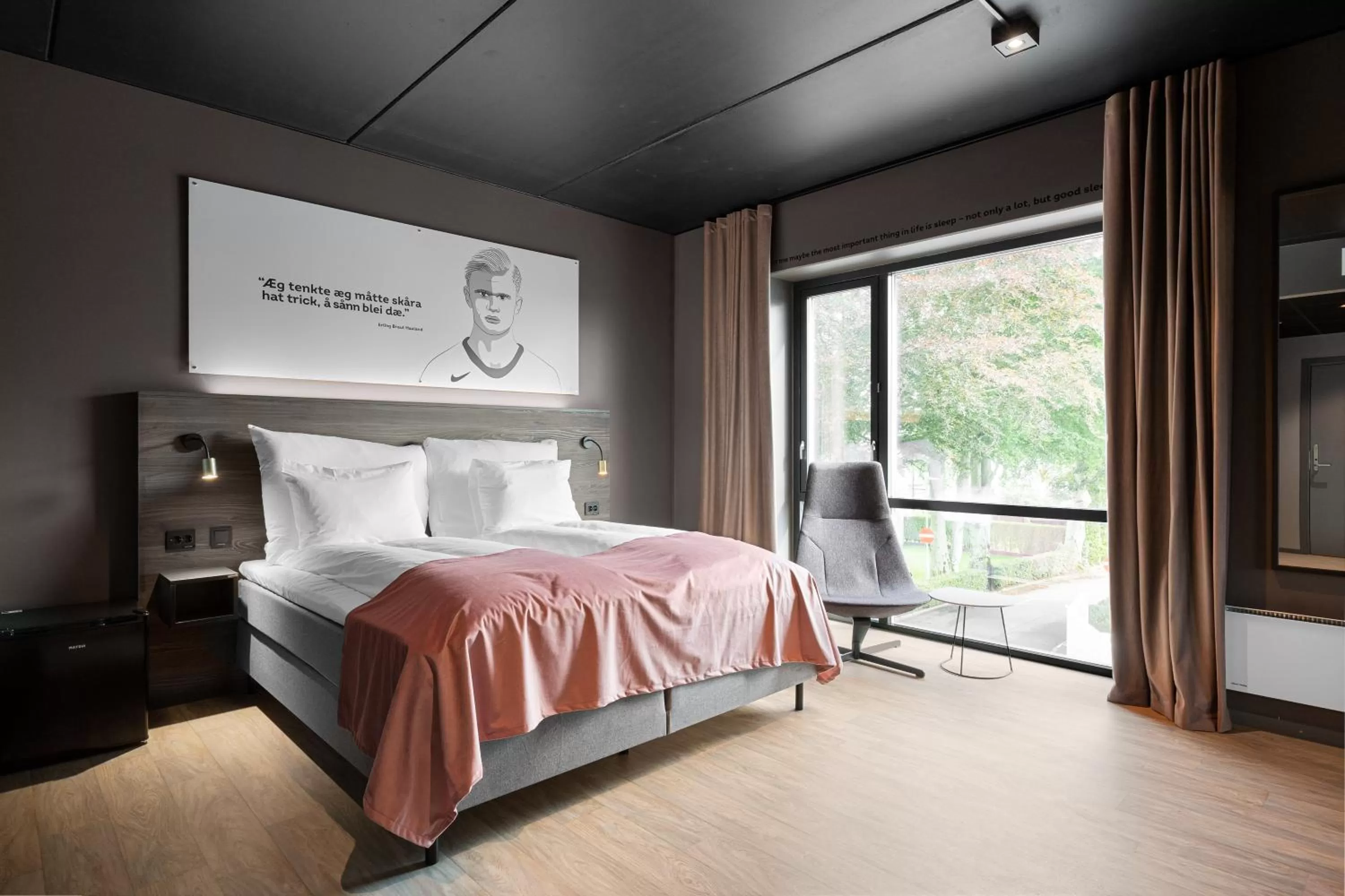 Bed in Hotell Jæren