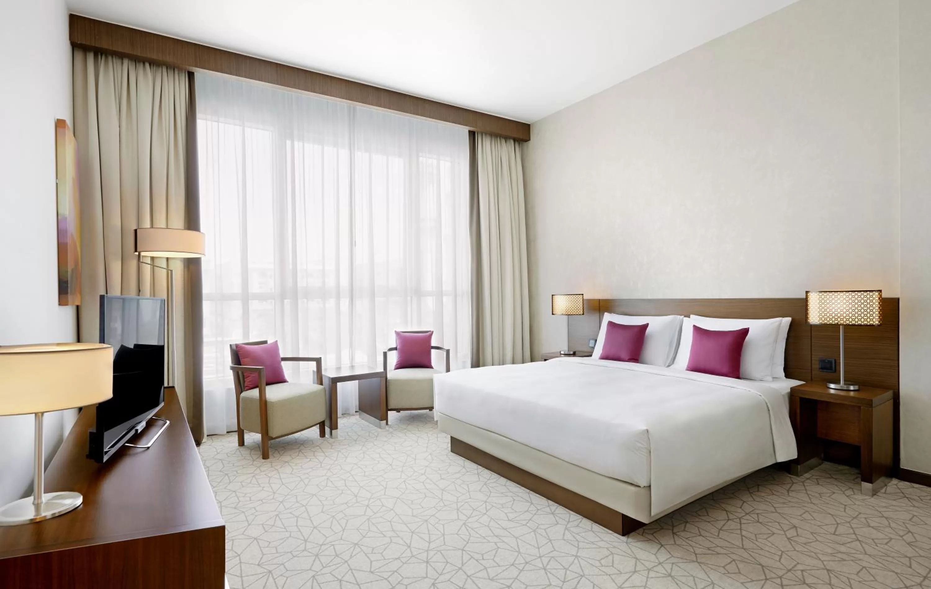 Bedroom in Hyatt Place Dubai Al Rigga Residences