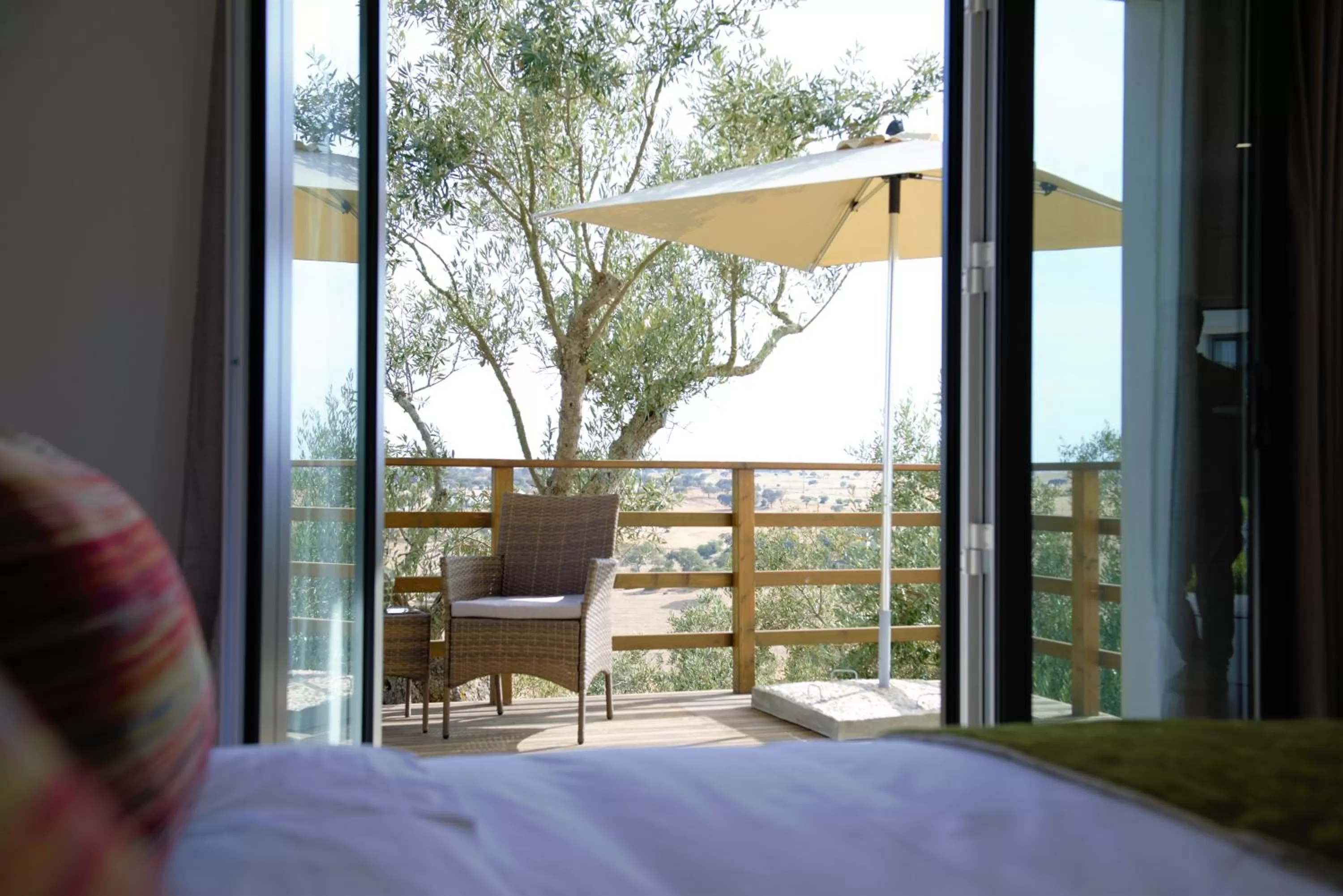 Balcony/Terrace, Bed in Vistas - Herdade do Zambujal