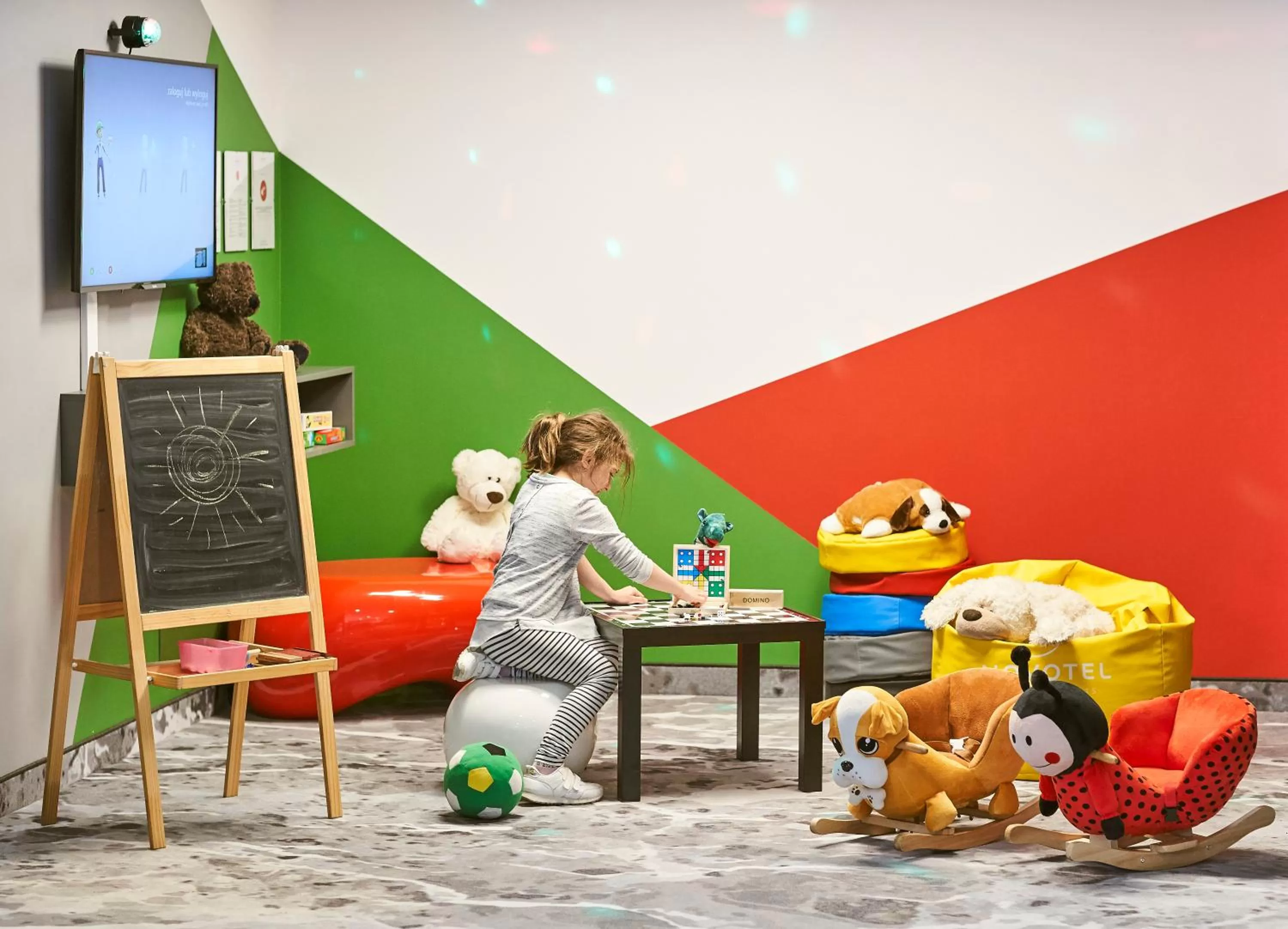 Children play ground in Novotel Wrocław City