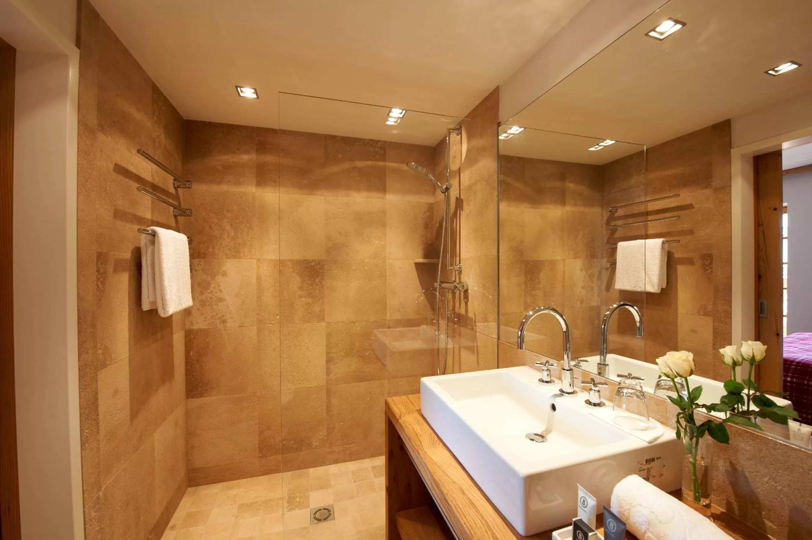 Shower in Das Achental Resort