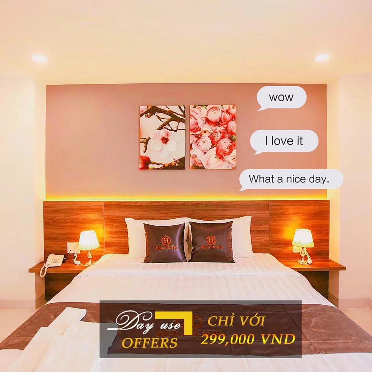 Bed in Hera Hotel Airport