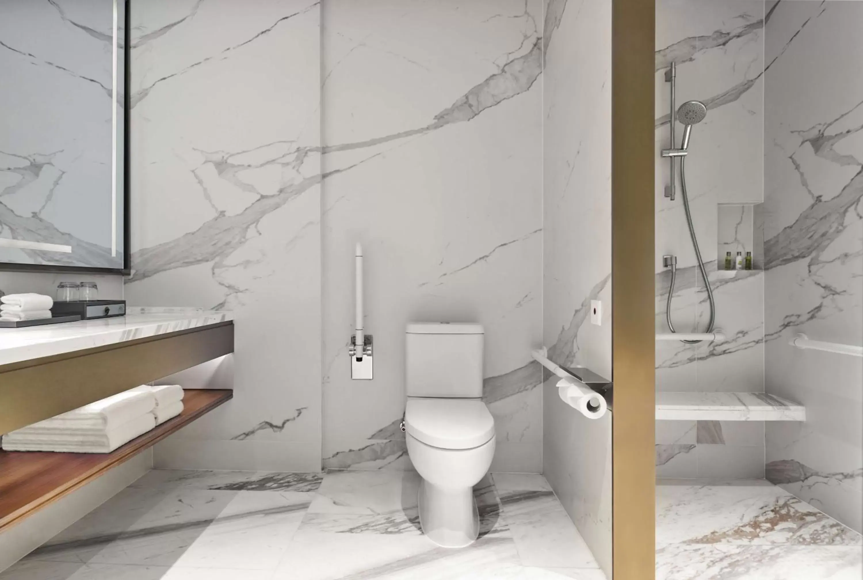 King Room - Mobility Accessible in Hilton Changsha Riverside King Room - Mobility Accessible in Hilton Changsha Riverside