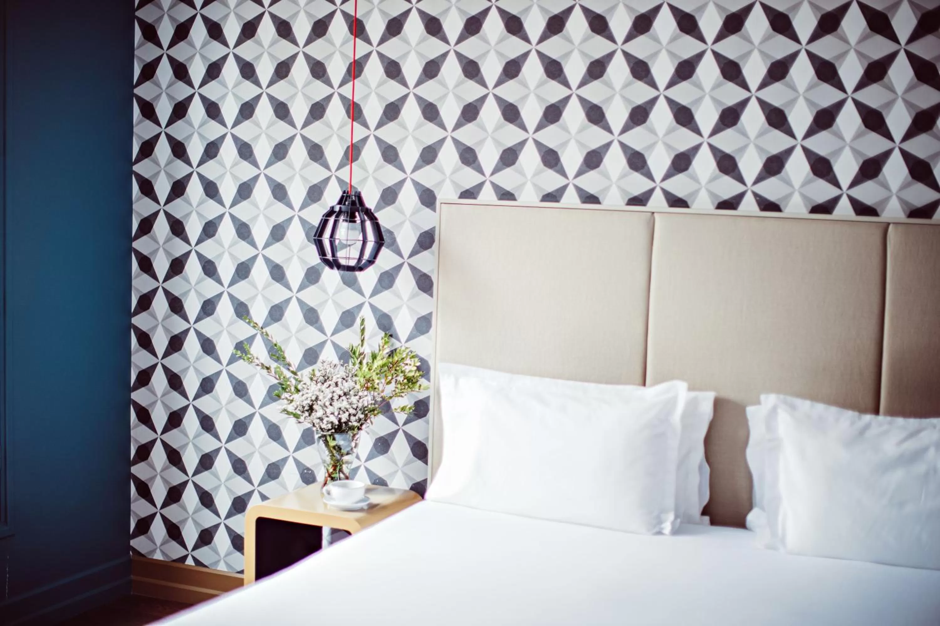 Bed in Monsieur Cadet Hotel & Spa