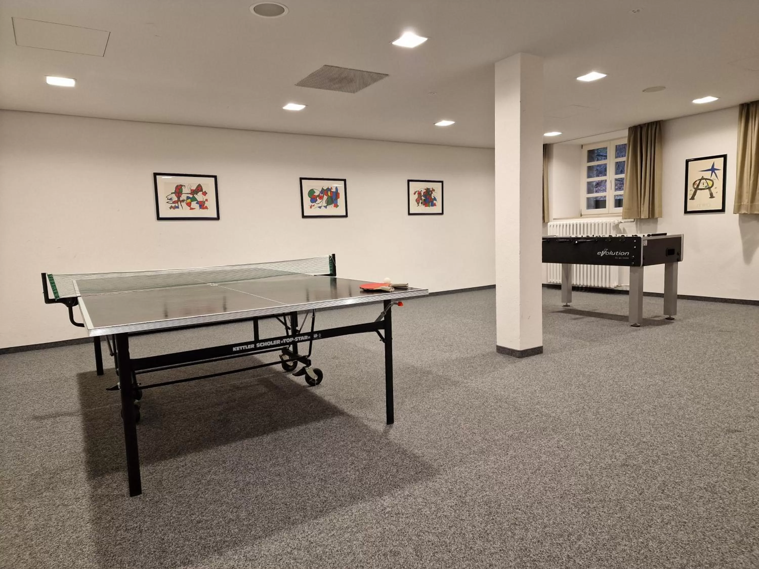 Table tennis in Kardinal Schulte Haus