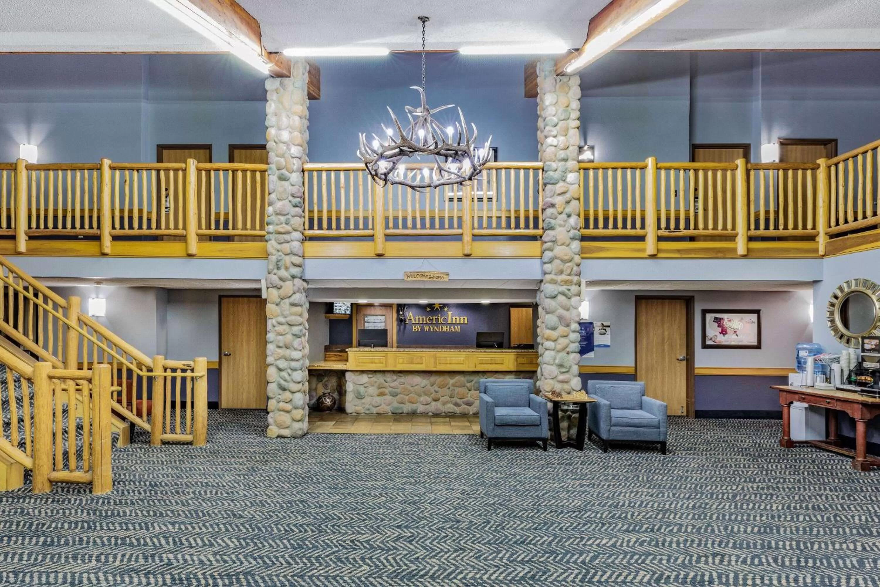 Lobby or reception in AmericInn by Wyndham Sayre