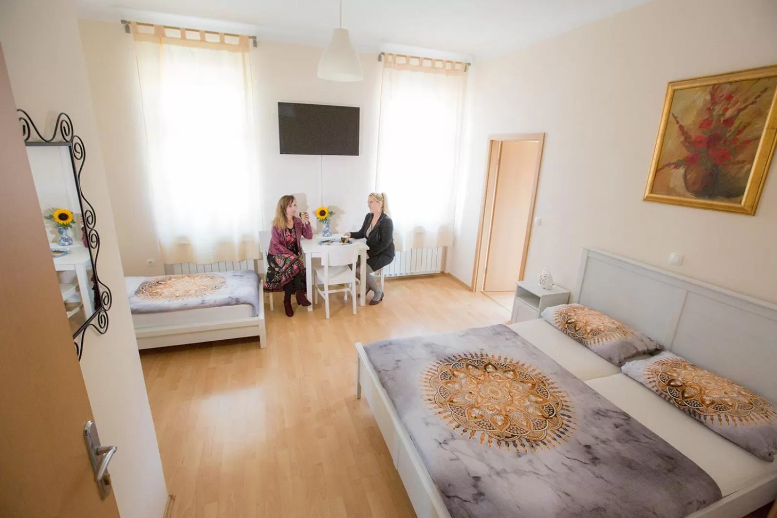 Seating Area in Hostel Sonce