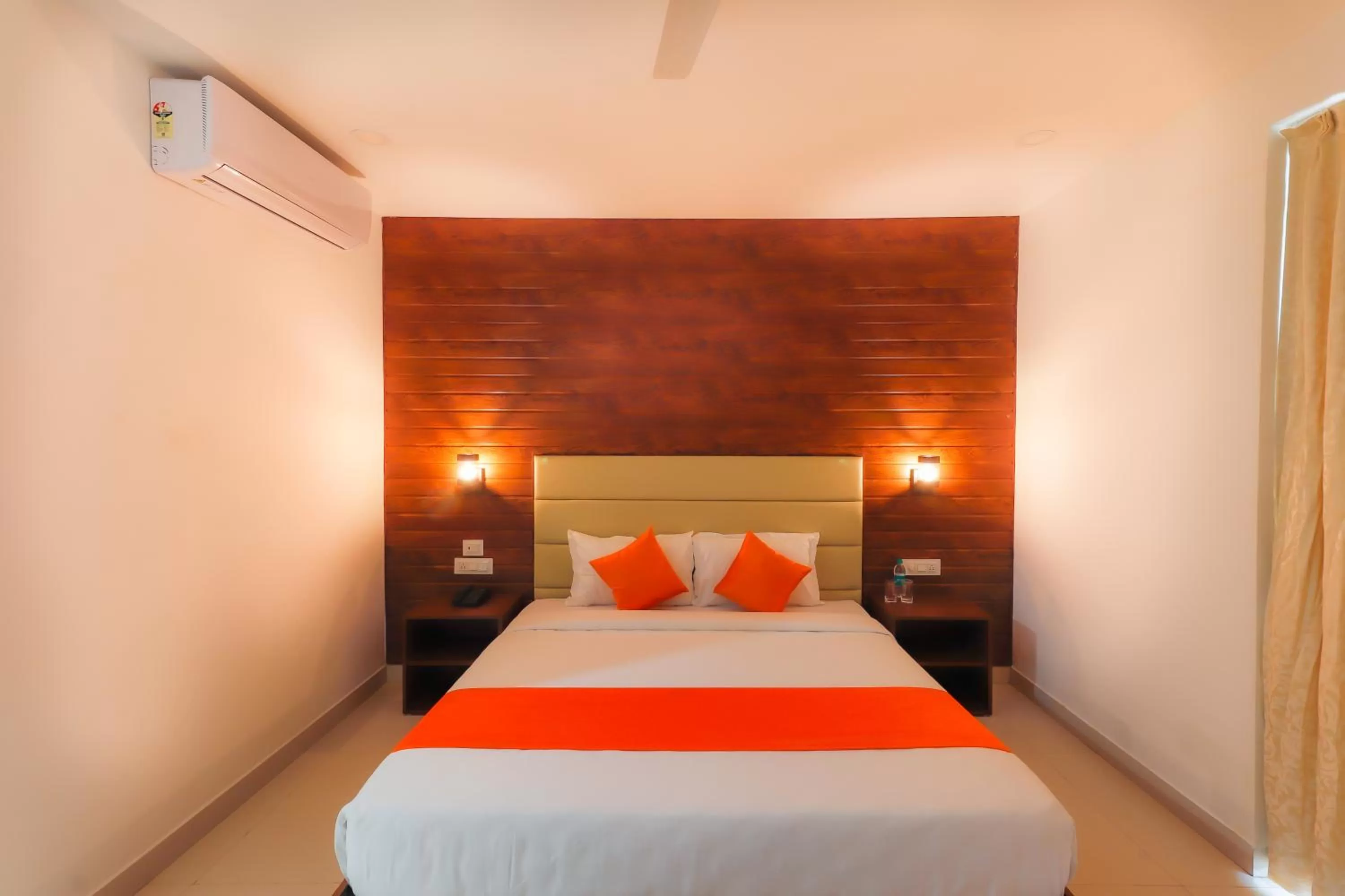 Bed in Miranda Beach Resort