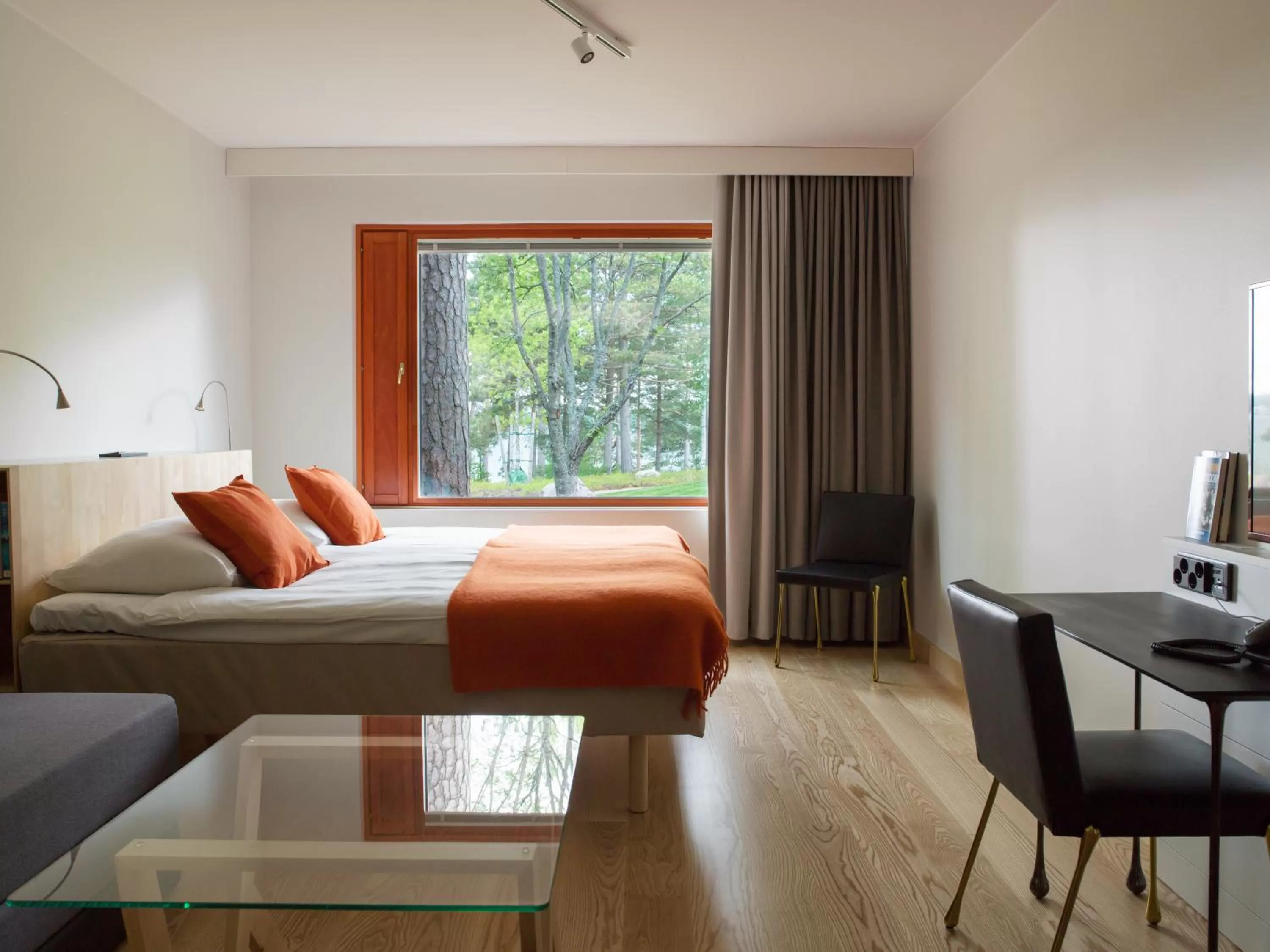 Bedroom, Bed in Hotel Hanasaari