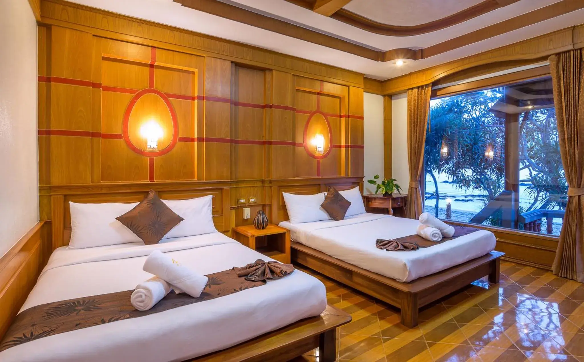 Deluxe Bungalow - Beach Front in Lanta Miami Resort - SHA Extra Plus Deluxe Bungalow - Beach Front in Lanta Miami Resort - SHA Extra Plus