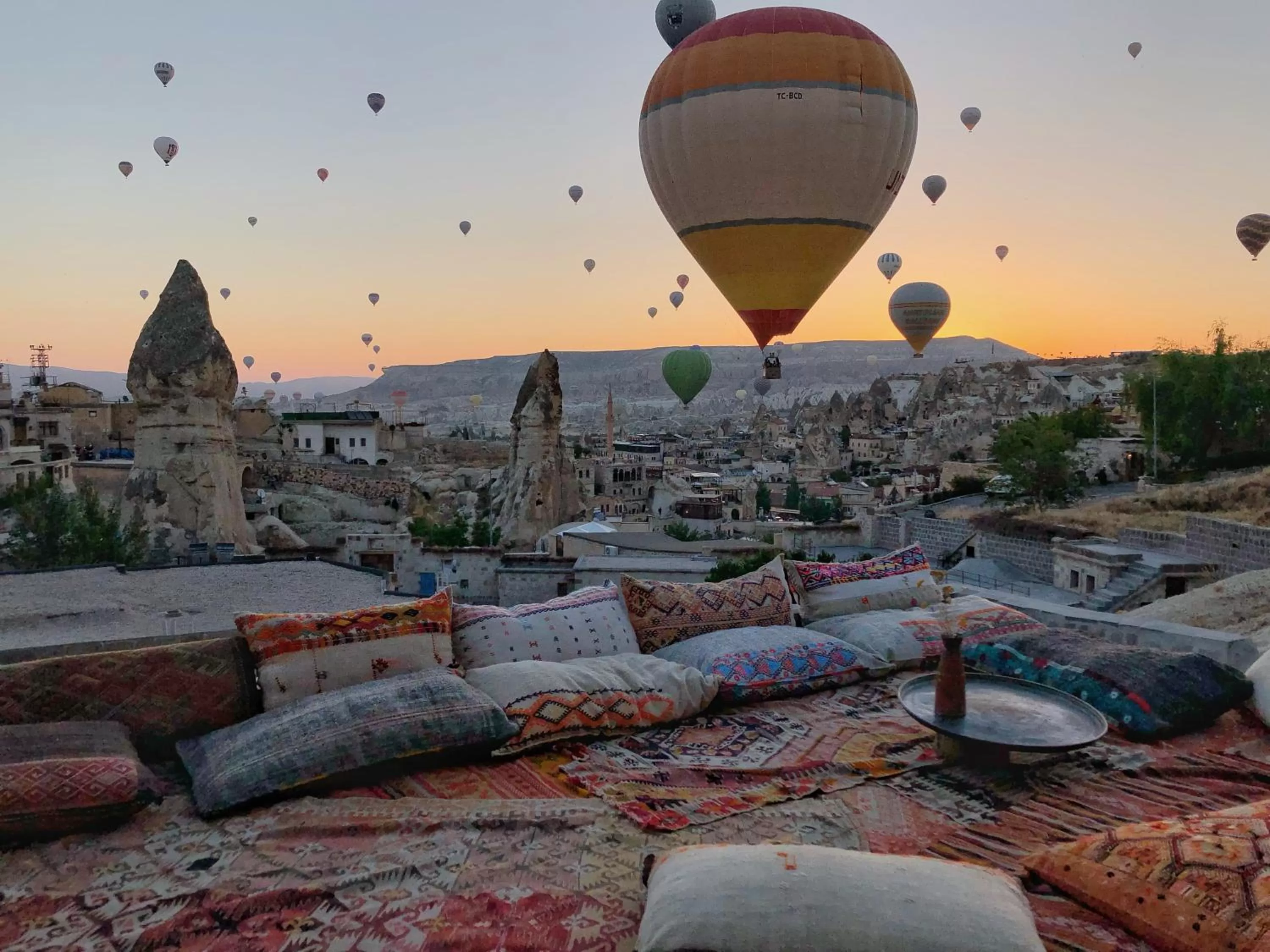 Patio in Lunar Cappadocia Hotel