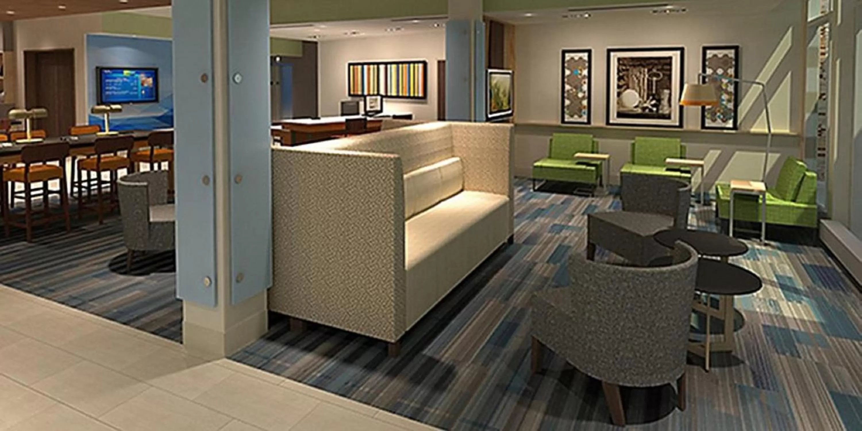 Lounge or bar in Holiday Inn Express & Suites - Greenville - Taylors by IHG