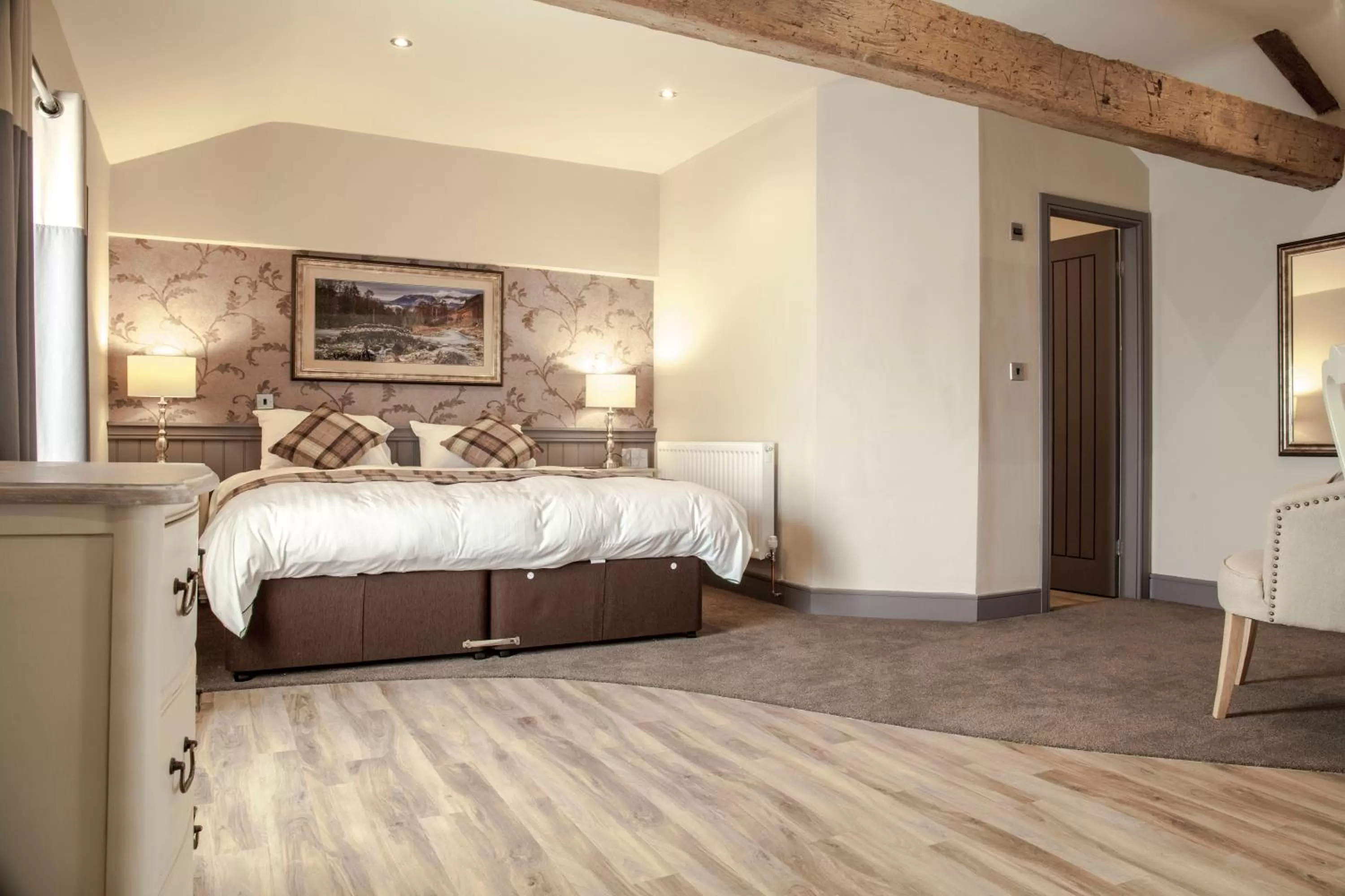 Bedroom in Crofters Lodge