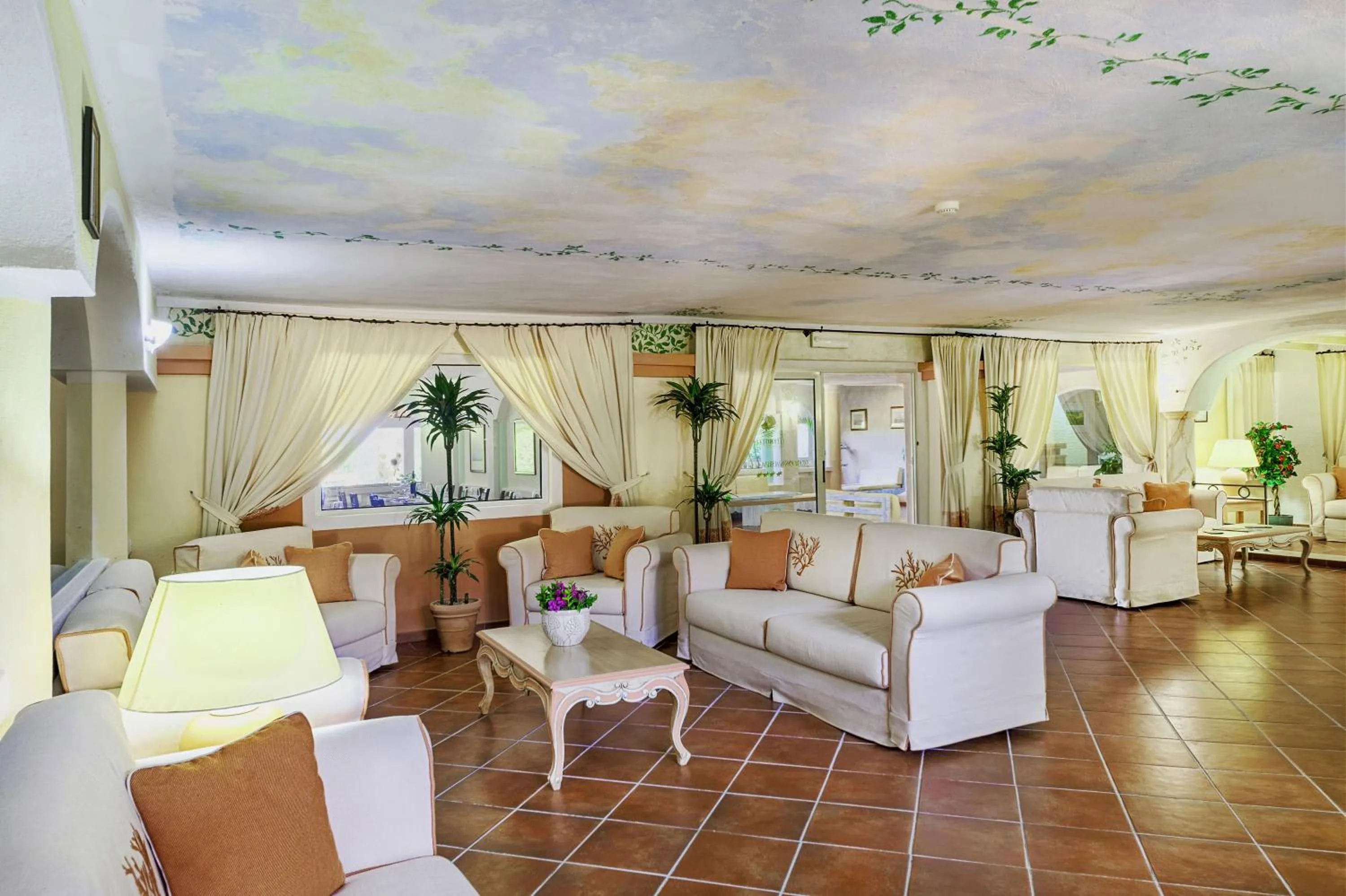 Lobby or reception in Colonna Beach Hotel Marinella