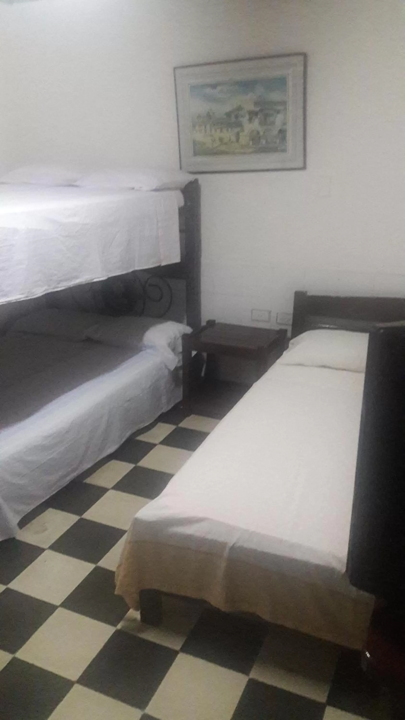 Bed in Hospedaje Santa Bárbara