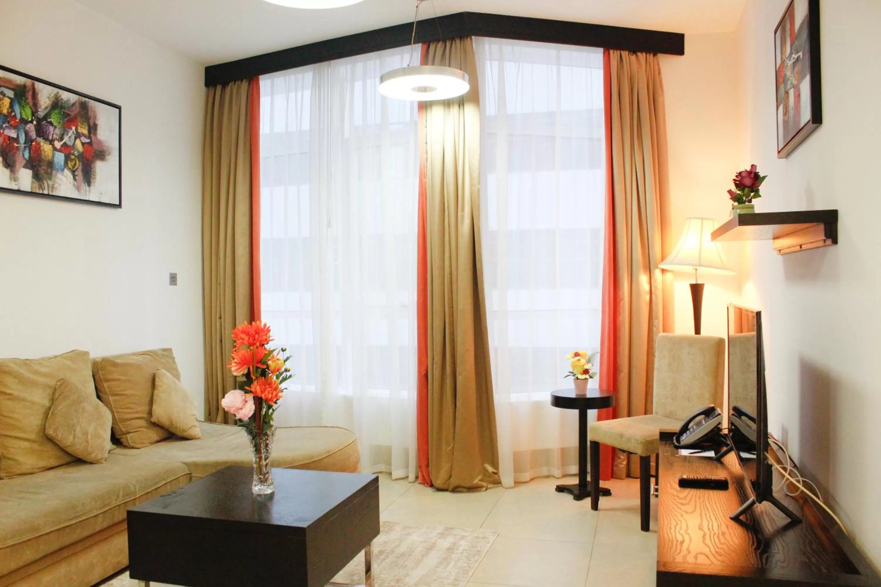Living room in Al Diar Sawa Hotel Apartments