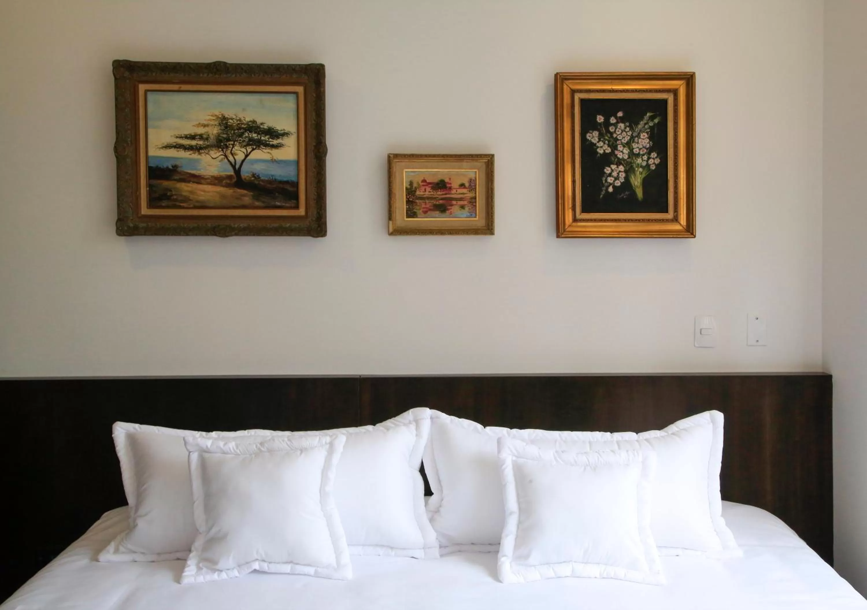 Bed in Hotel Museo San Moritz