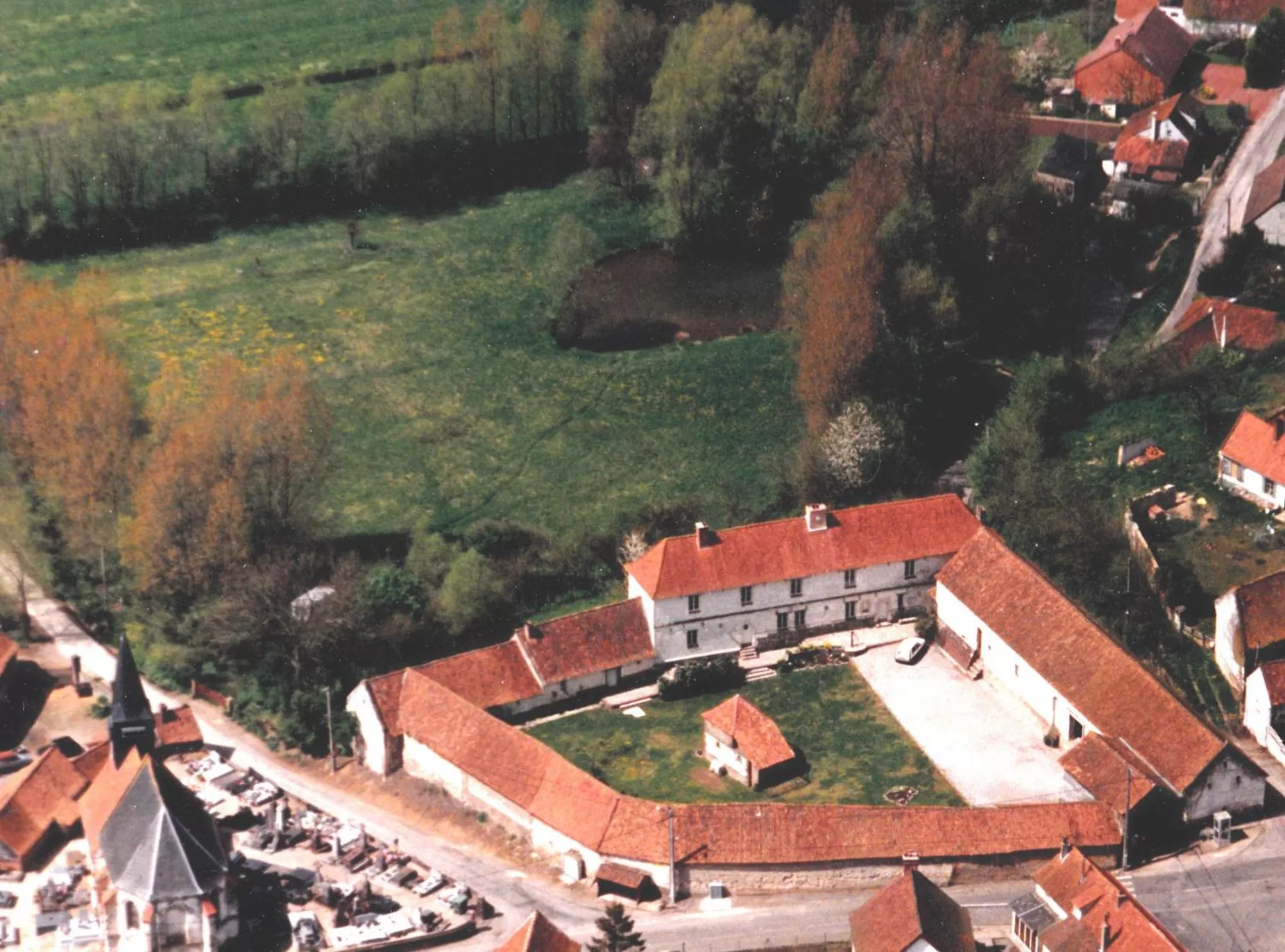 Bird's eye view in Manoir Francis