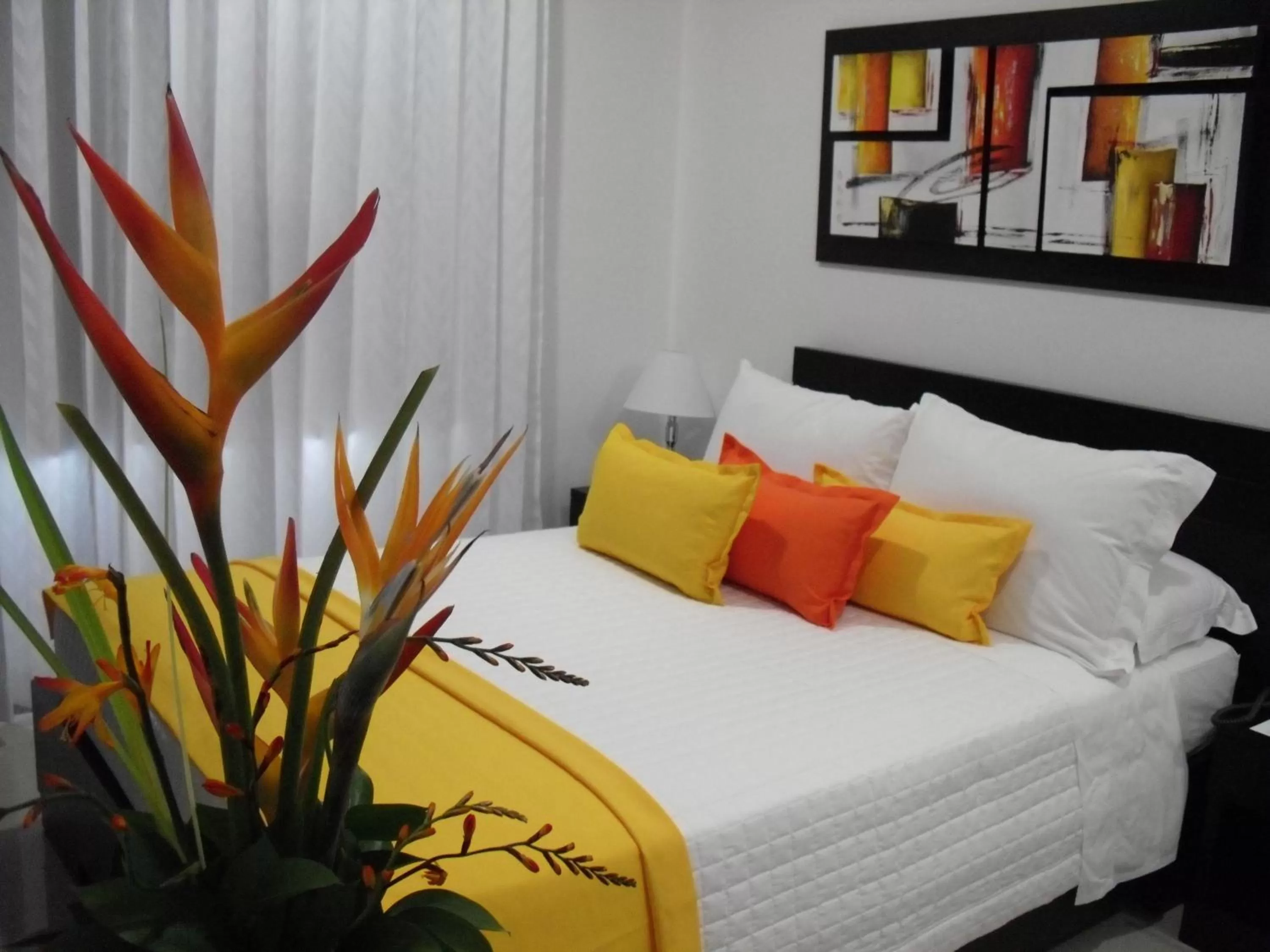 Bed in Hotel Atlantic Lux