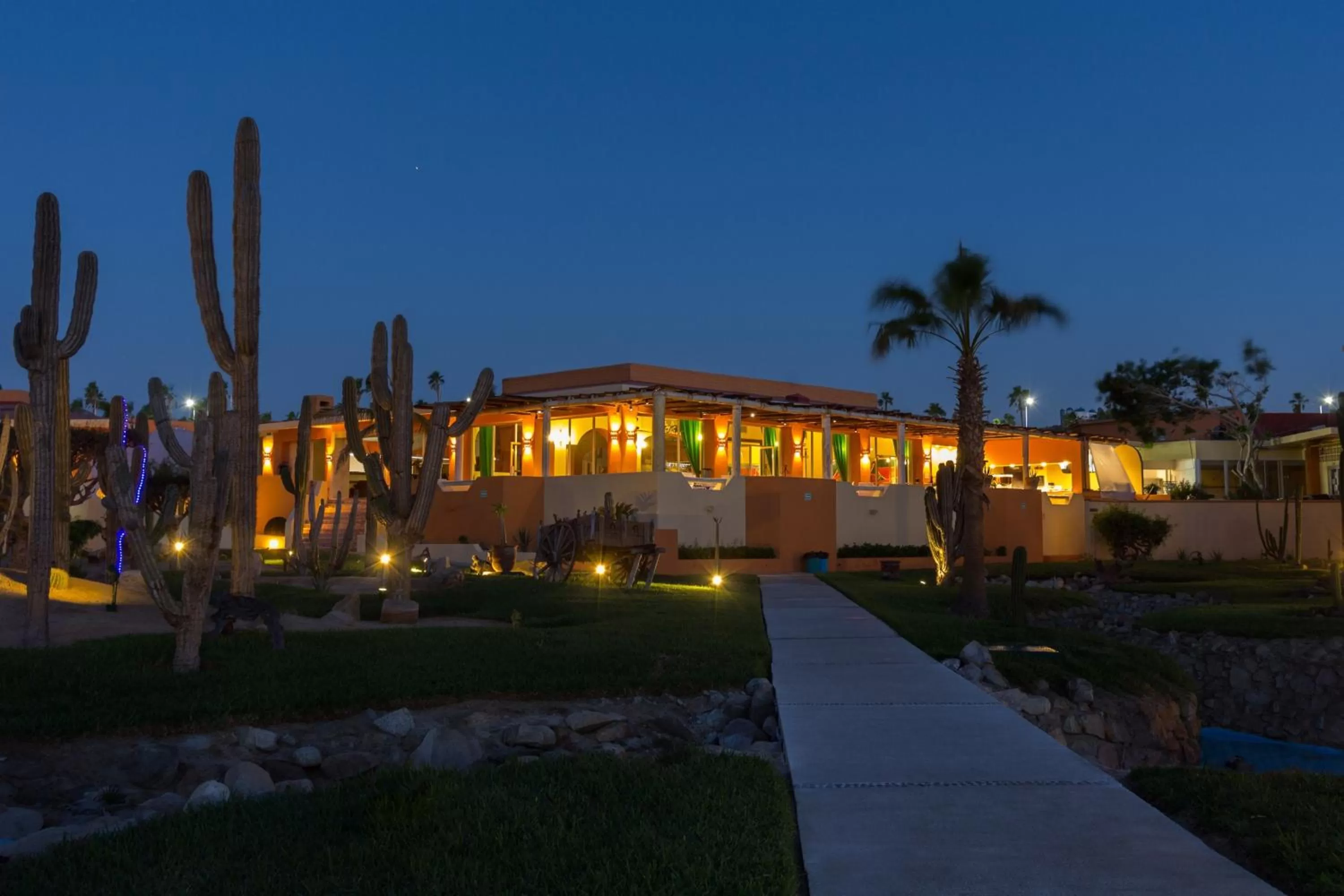 Garden in Posada Real Los Cabos