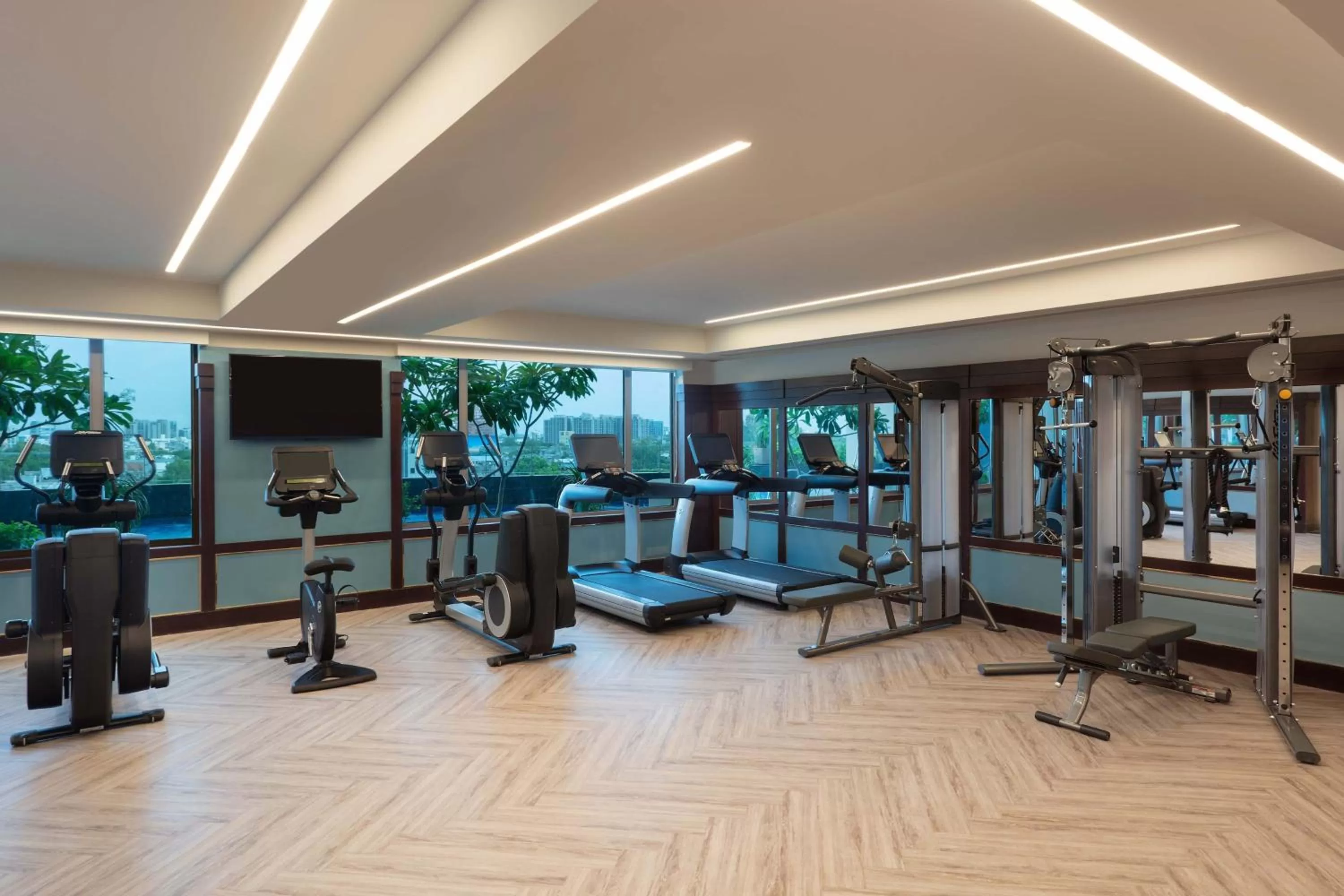 Fitness centre/facilities in ITC Narmada, a Luxury Collection Hotel, Ahmedabad