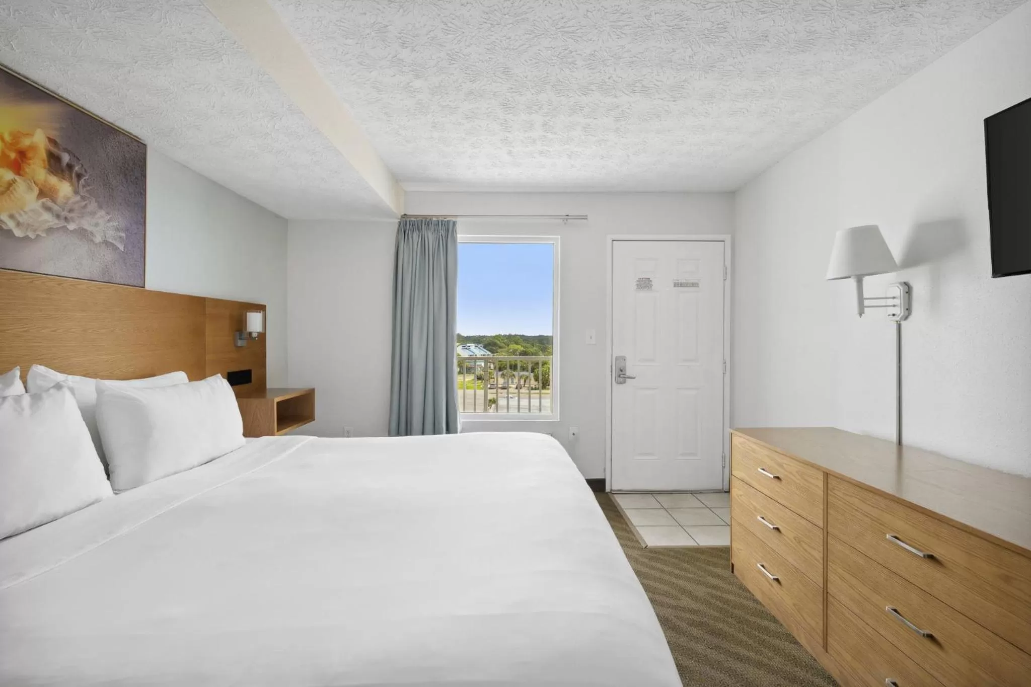 King Suite with Ocean/Gulf View in Beachcomber Beachfront Hotel, a By The Sea Resort